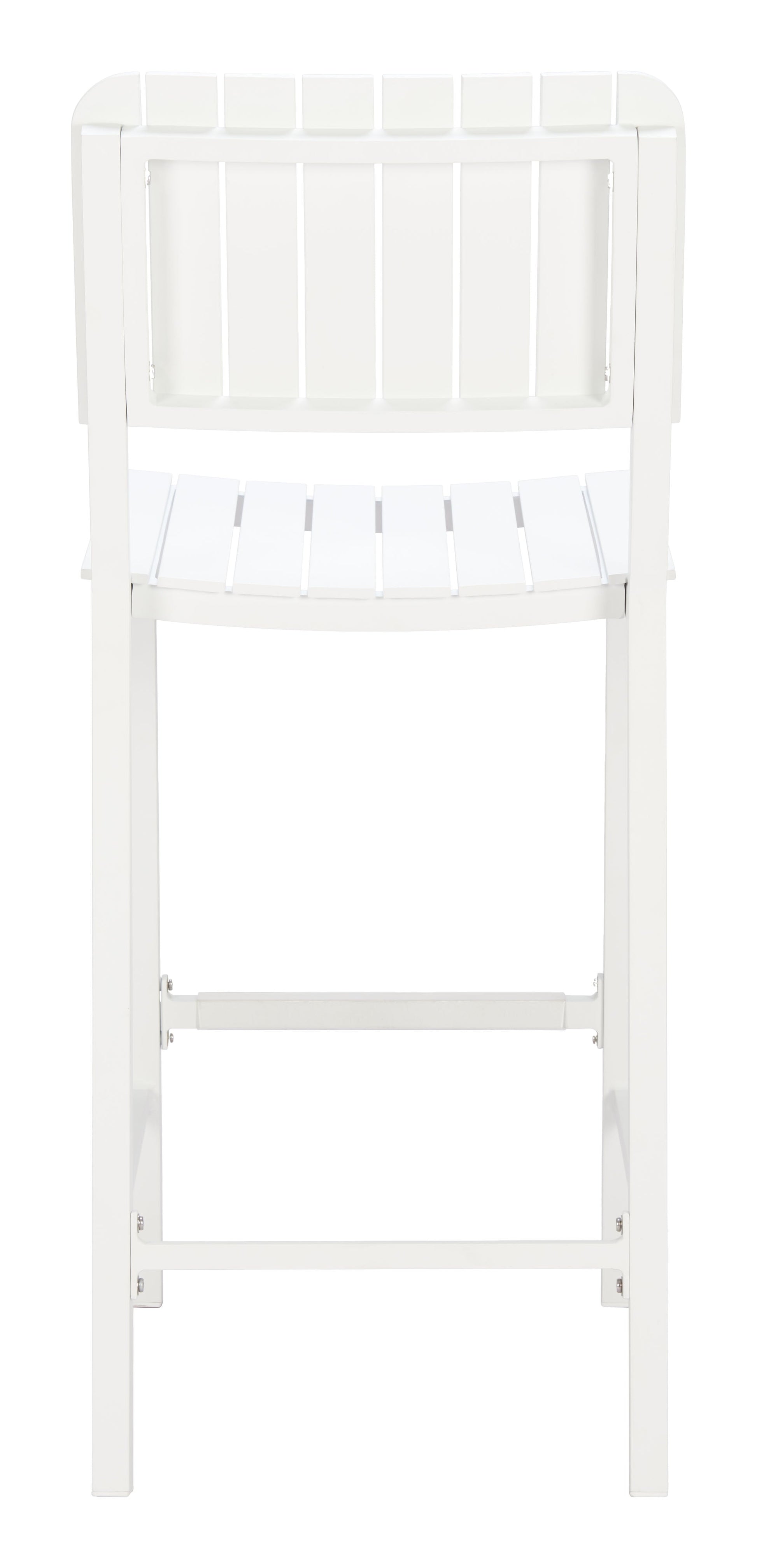 Kayu White Outdoor Barstool - Ornate Home