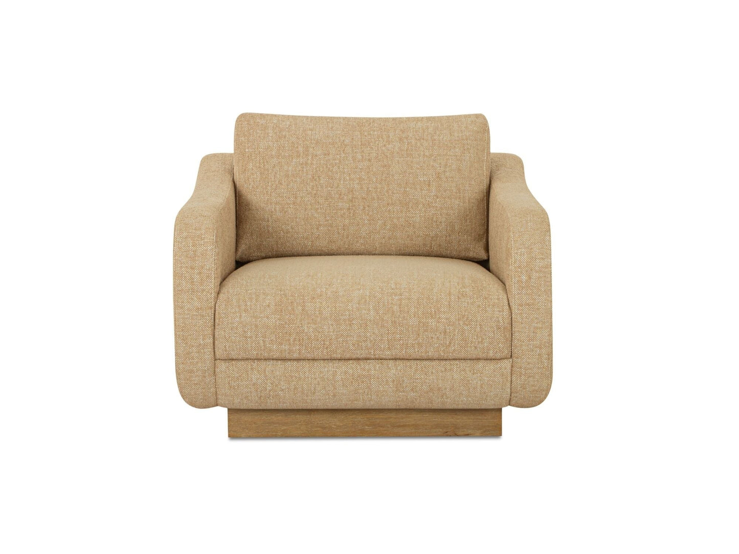Keane Ochre Lounge Chair - Ornate Home