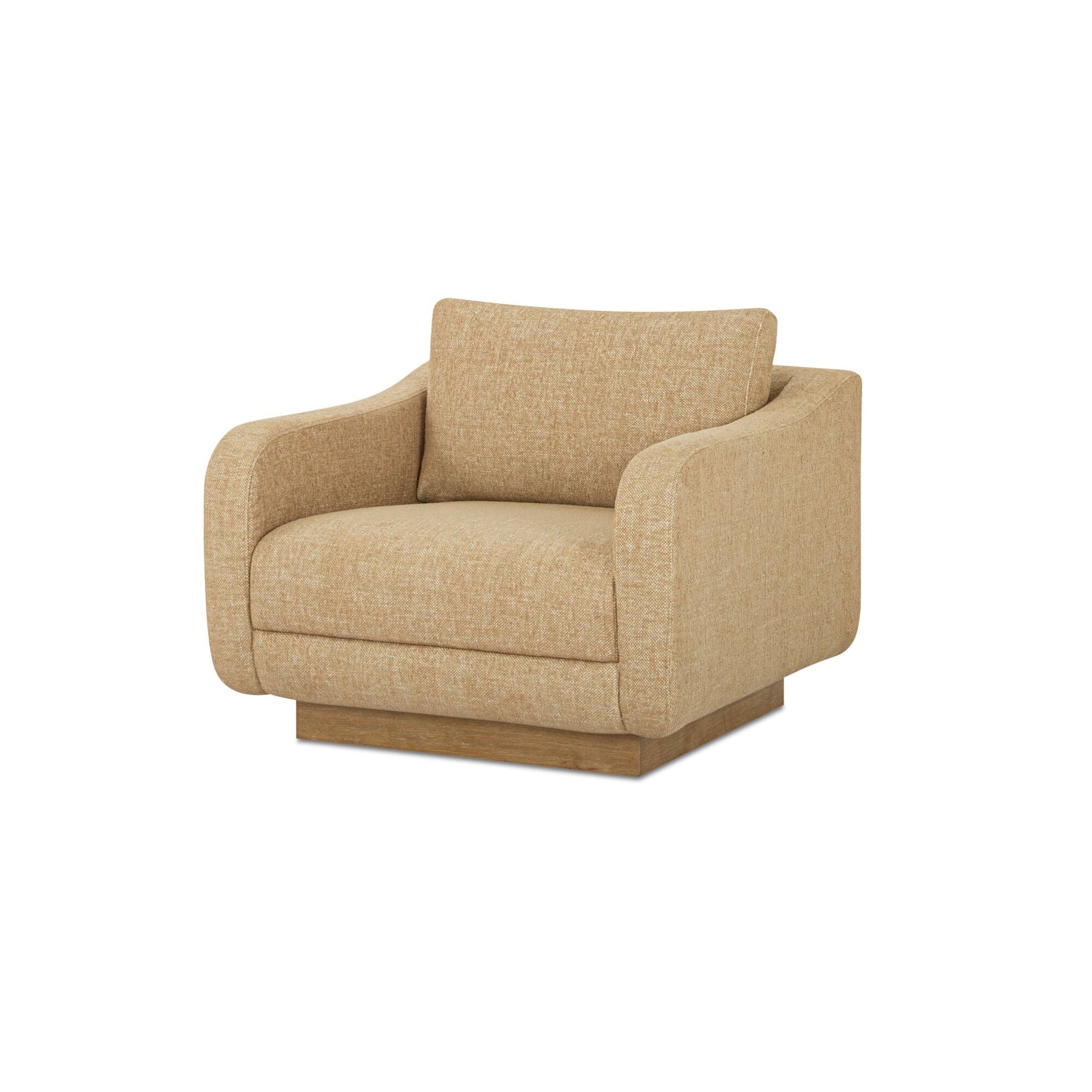 Keane Ochre Lounge Chair - Ornate Home