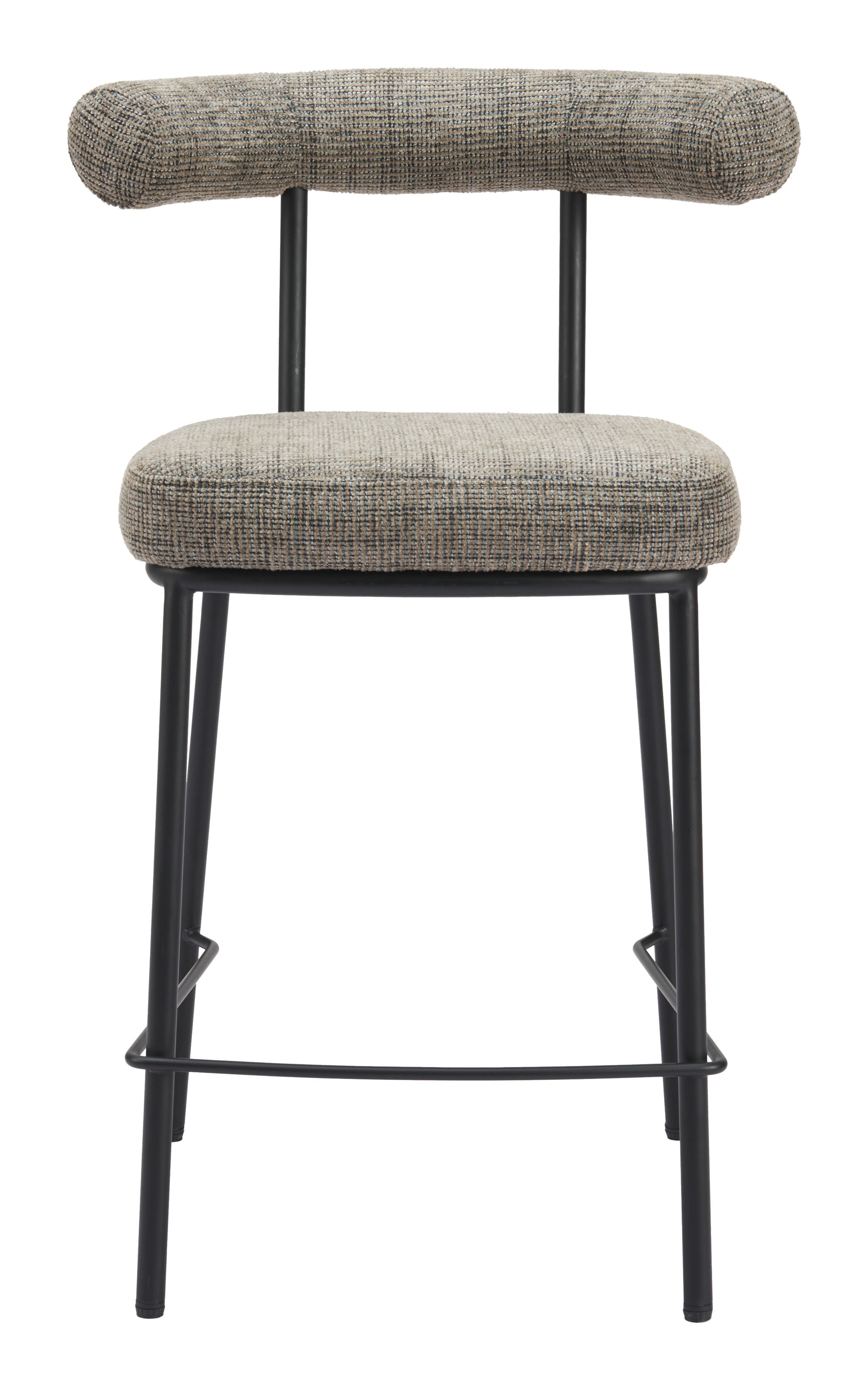Kede Green Tweed Counter Stool - Ornate Home