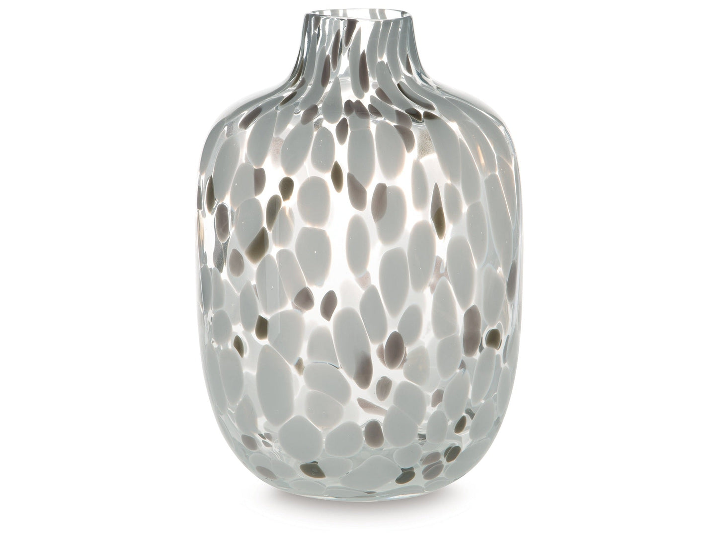 Keelton White/Taupe/Pink Vase 9"- Viva Furn