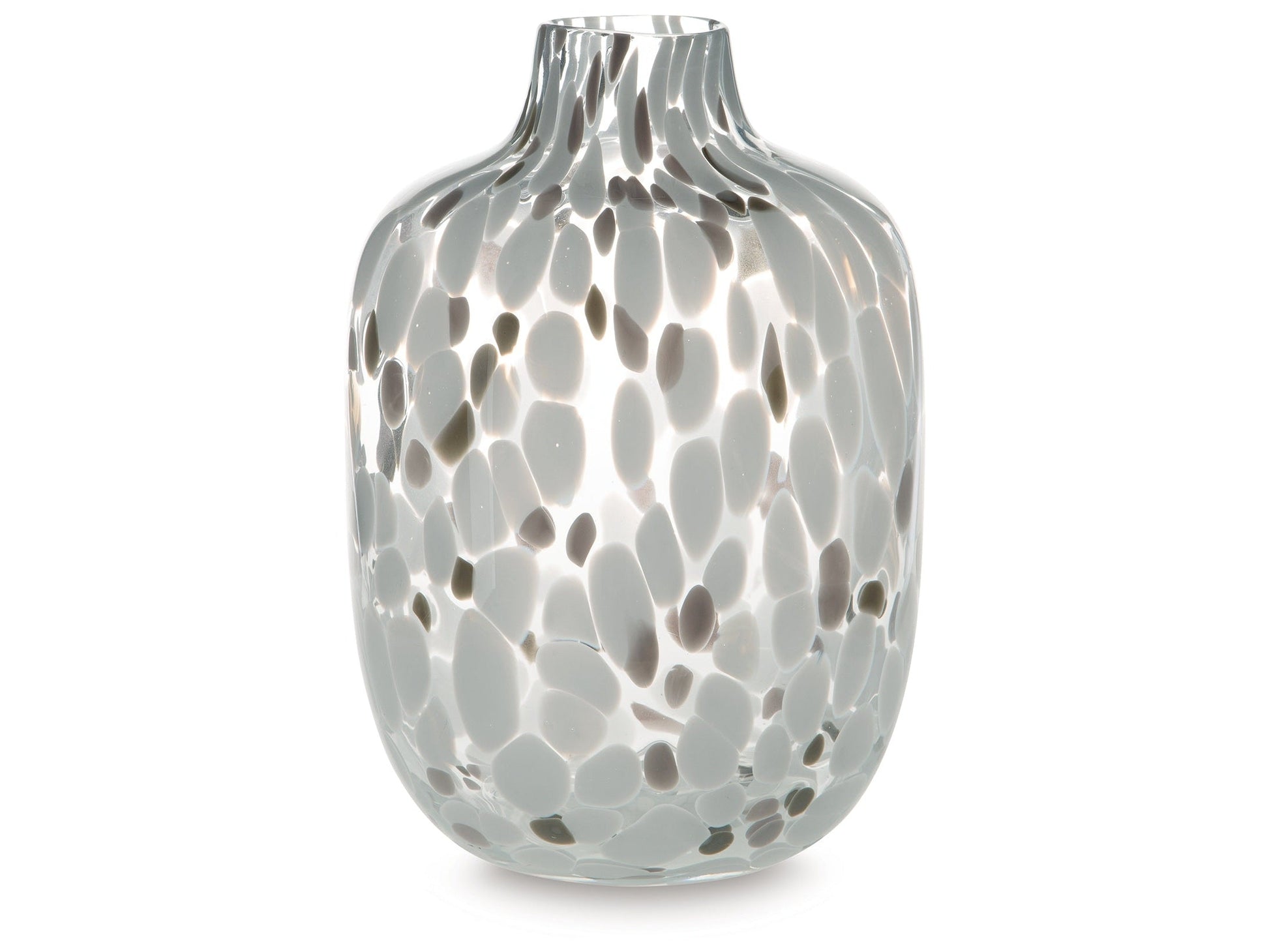 Keelton White/Taupe/Pink Vase 9"- Viva Furn