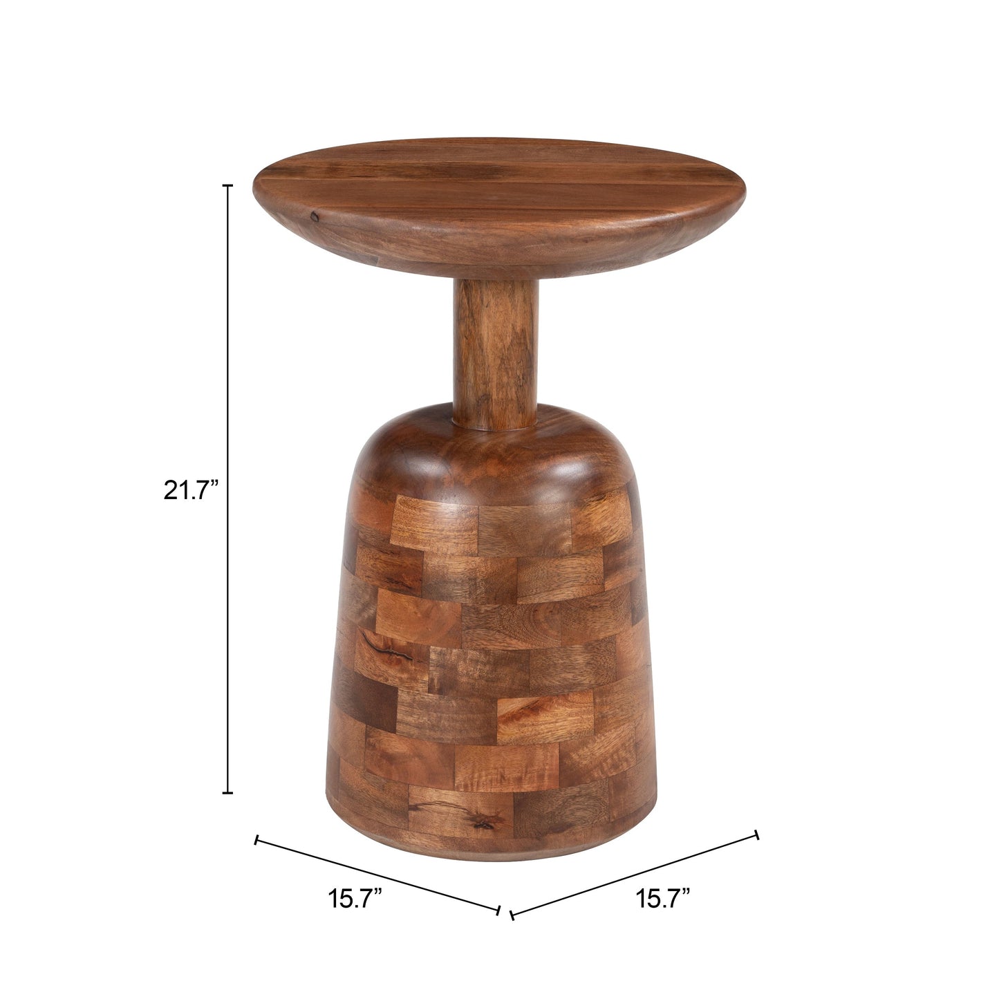 Kelk Walnut Side Table - Ornate Home