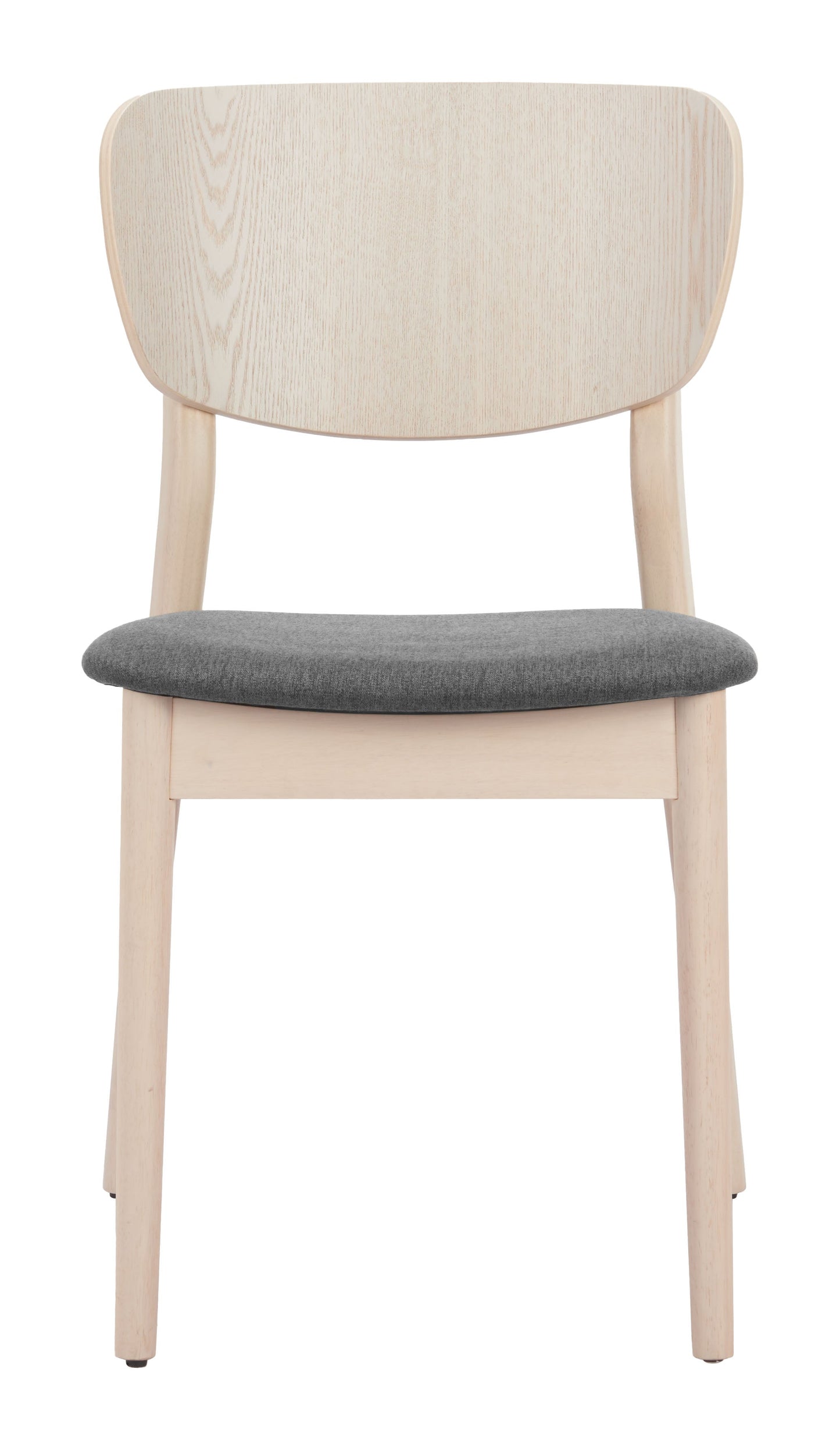 Kellua Gray & Natural Dining Chair (Set of 2) - Ornate Home