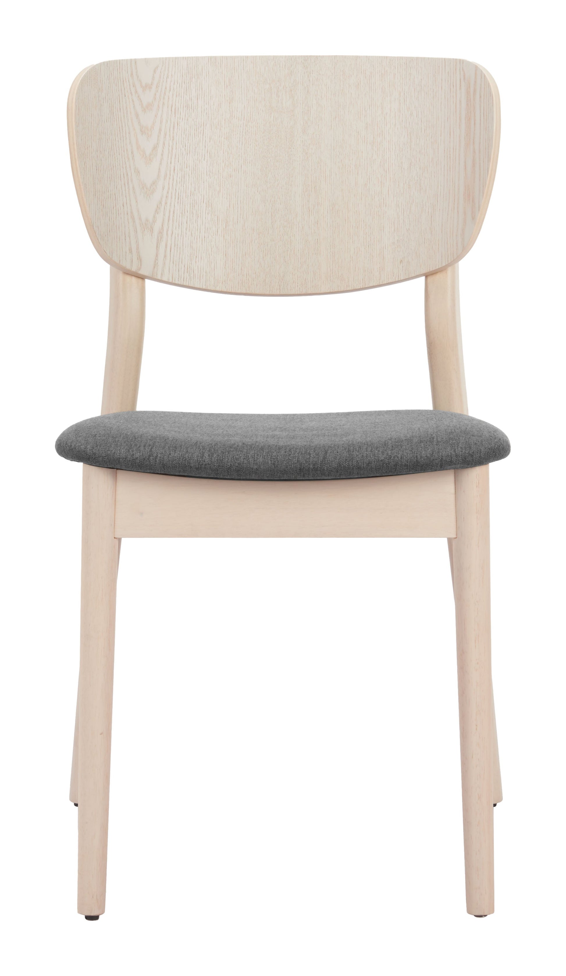 Kellua Gray & Natural Dining Chair (Set of 2) - Ornate Home