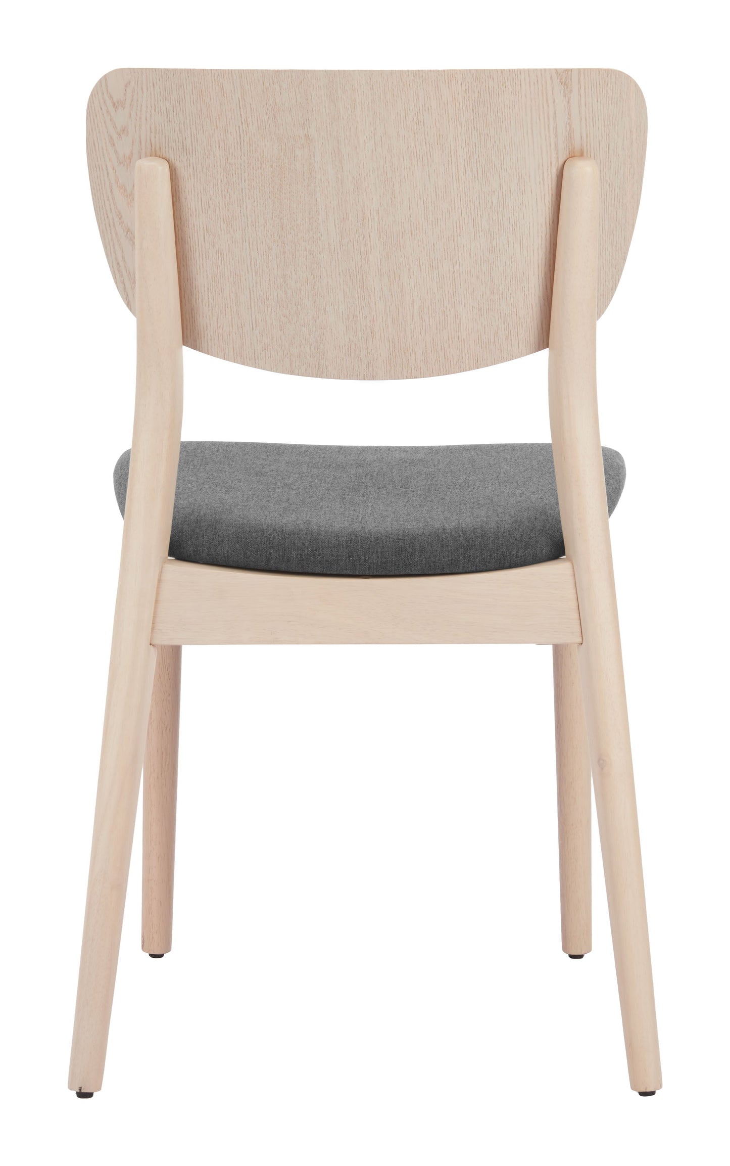 Kellua Gray & Natural Dining Chair (Set of 2) - Ornate Home