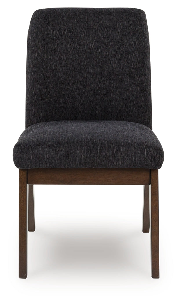 Kendamor Dark Brown Dining Chair (Set of 2)- Viva Furn
