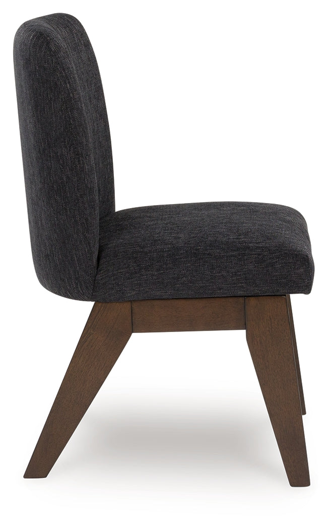 Kendamor Dark Brown Dining Chair (Set of 2)- Viva Furn