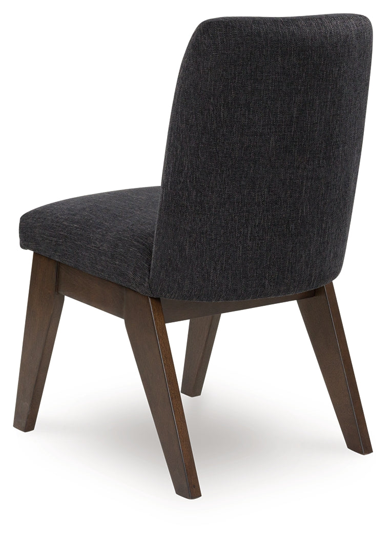 Kendamor Dark Brown Dining Chair (Set of 2)- Viva Furn