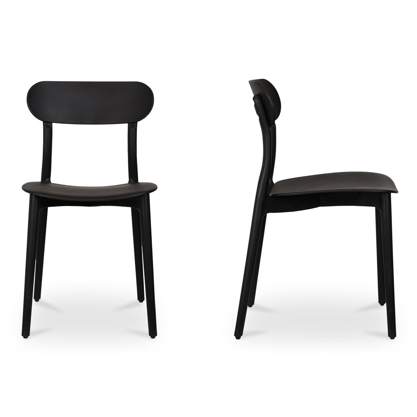 Kent Black Outdoor Dining Chair (Set of 2) - Ornate Home