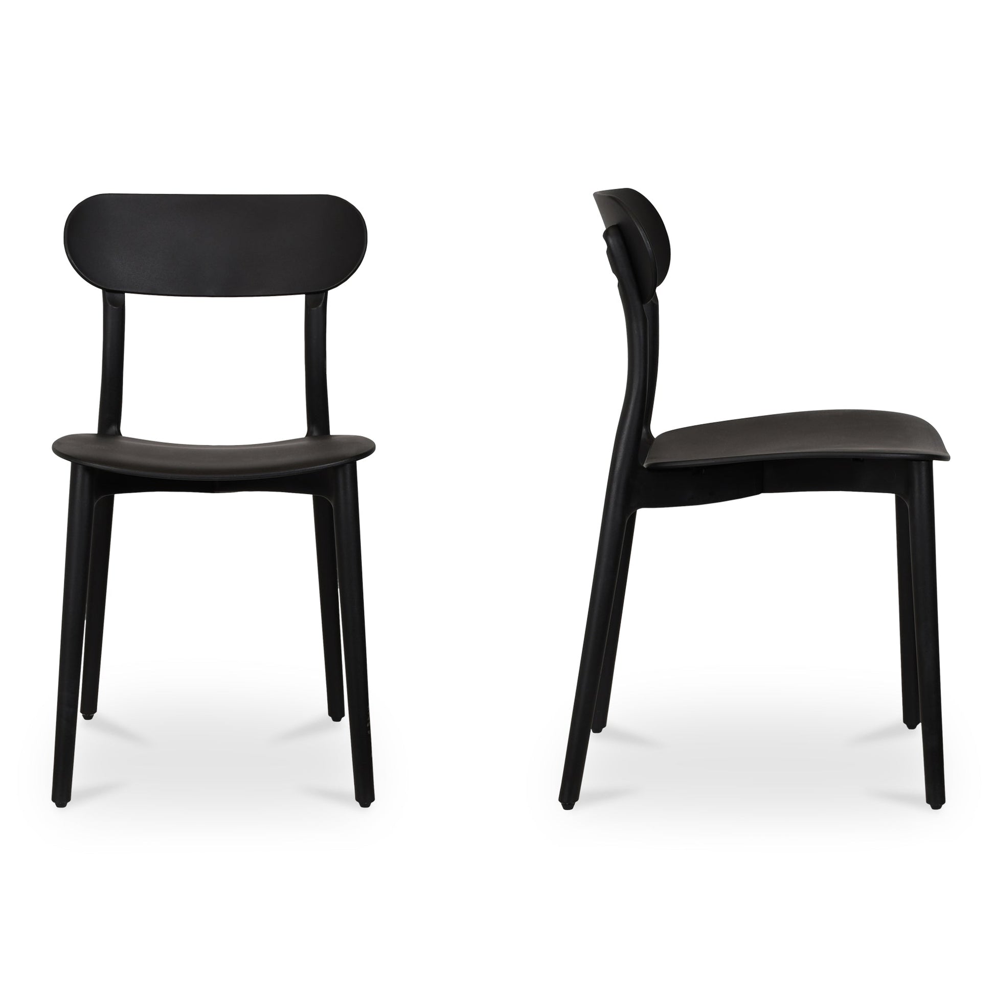 Kent Black Outdoor Dining Chair (Set of 2) - Ornate Home