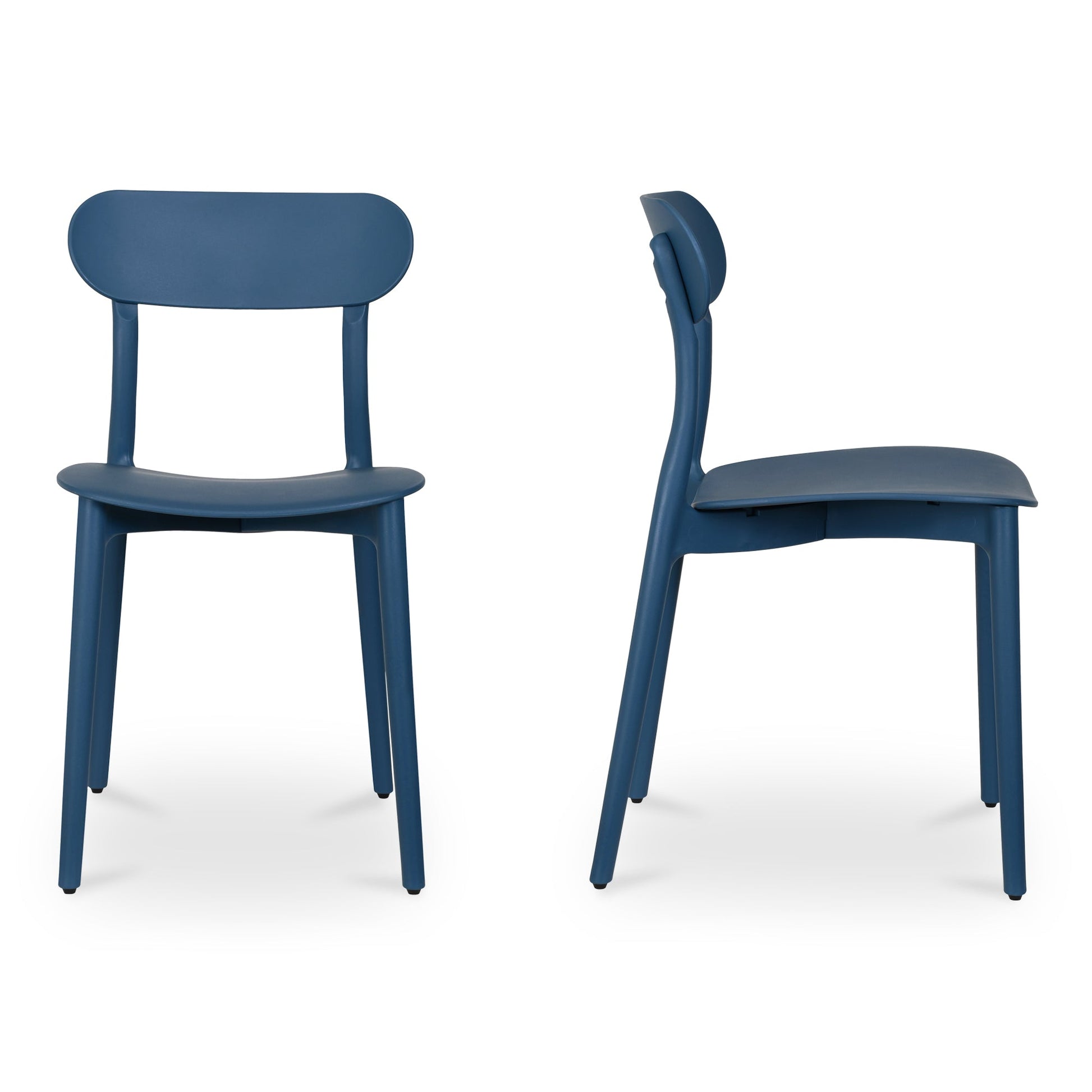 Kent Navy Outdoor Dining Chair (Set of 2) - Ornate Home
