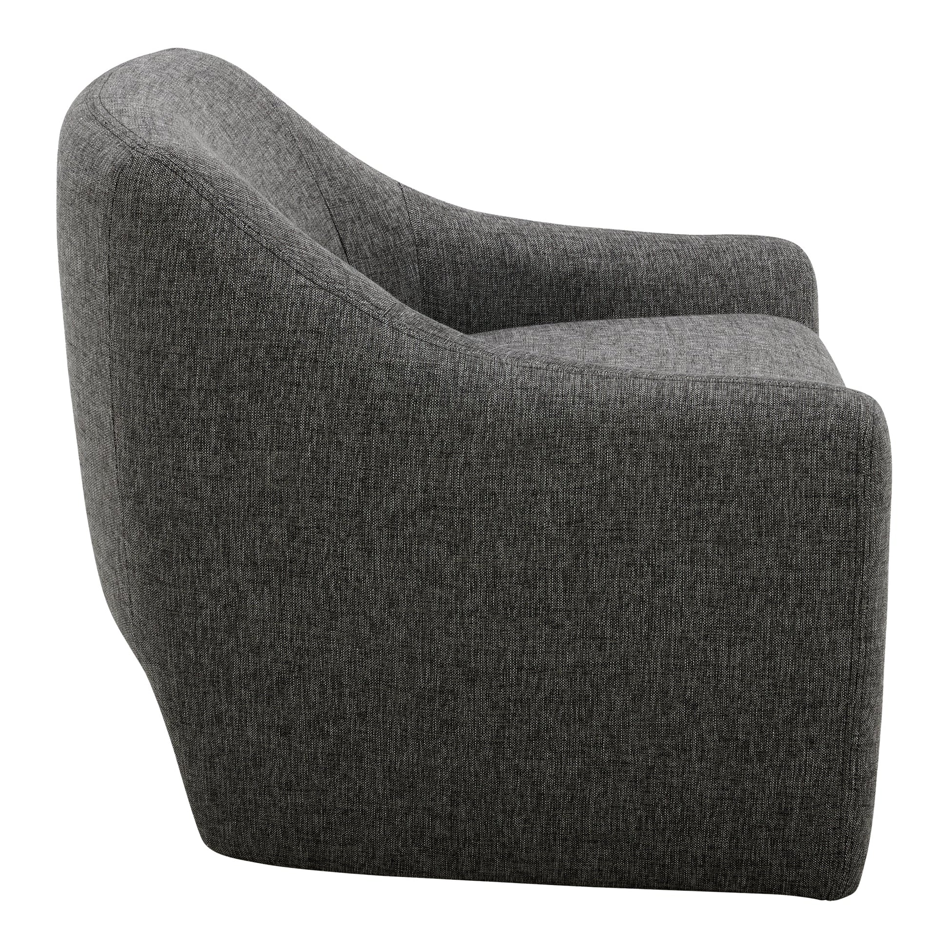 Kenzie Shadowed Grey Accent Chair - Ornate Home