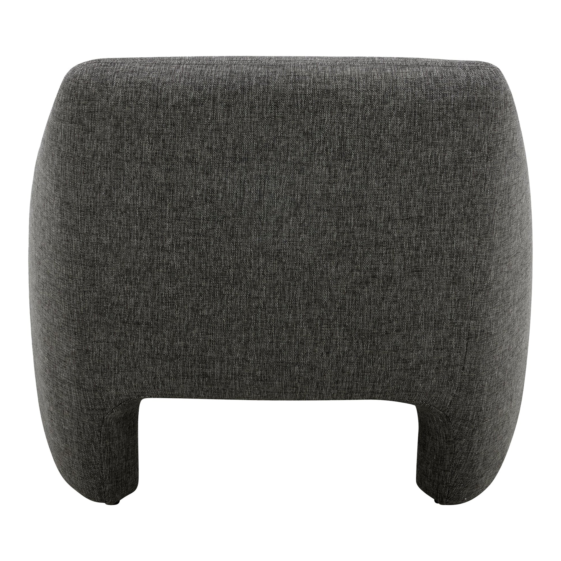 Kenzie Shadowed Grey Accent Chair - Ornate Home