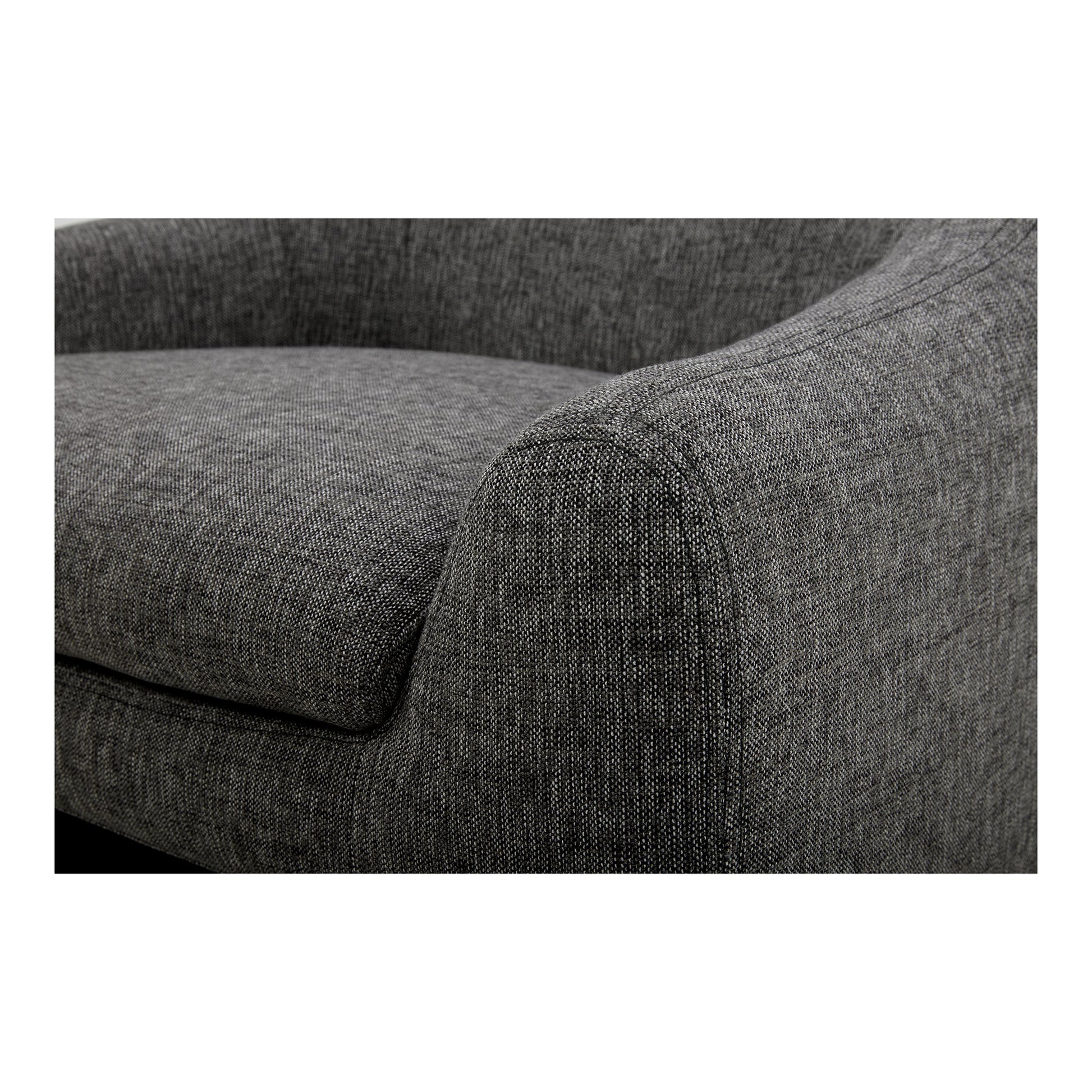 Kenzie Shadowed Grey Accent Chair - Ornate Home