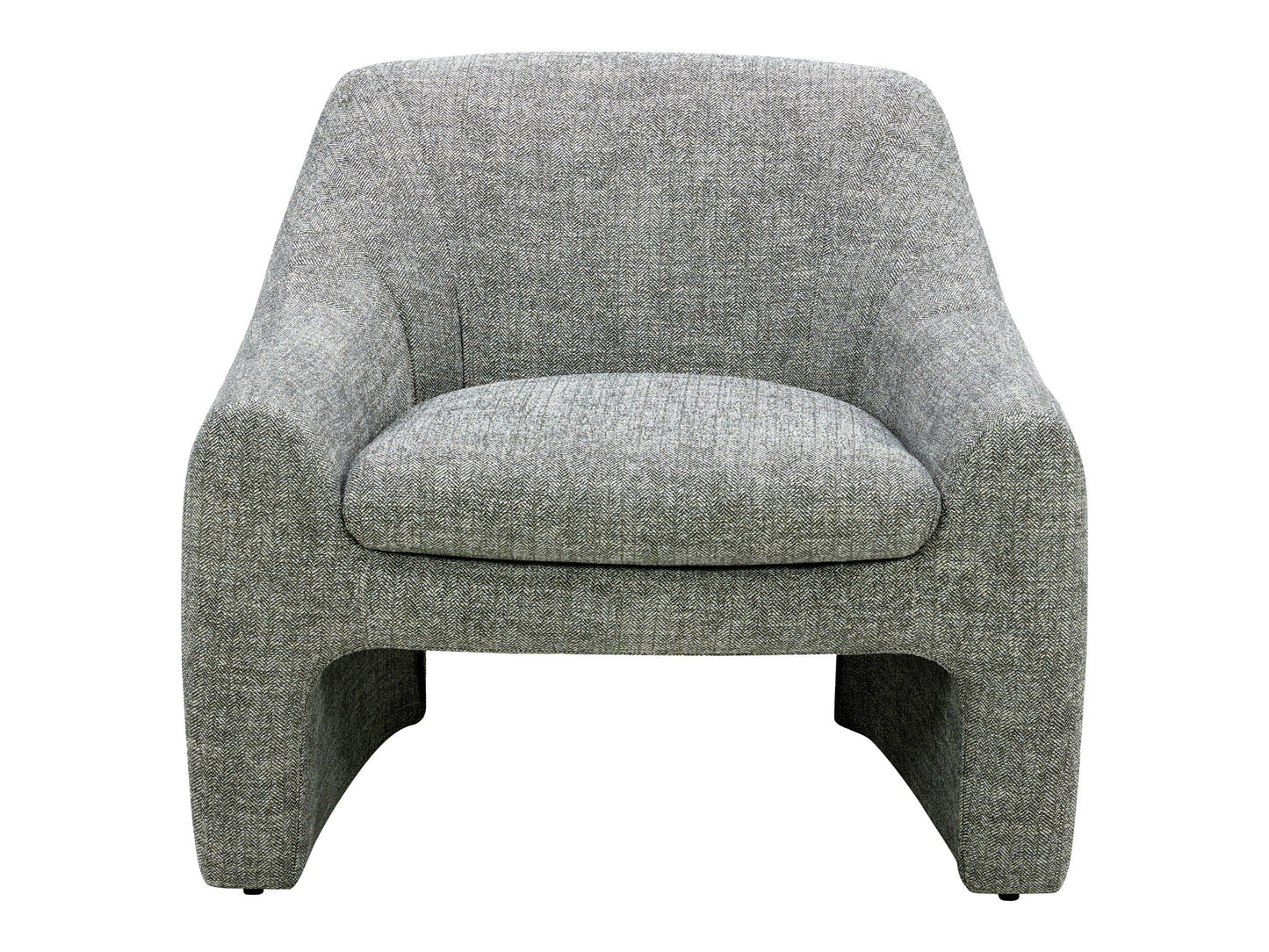 Kenzie Slated Moss Accent Chair - Ornate Home