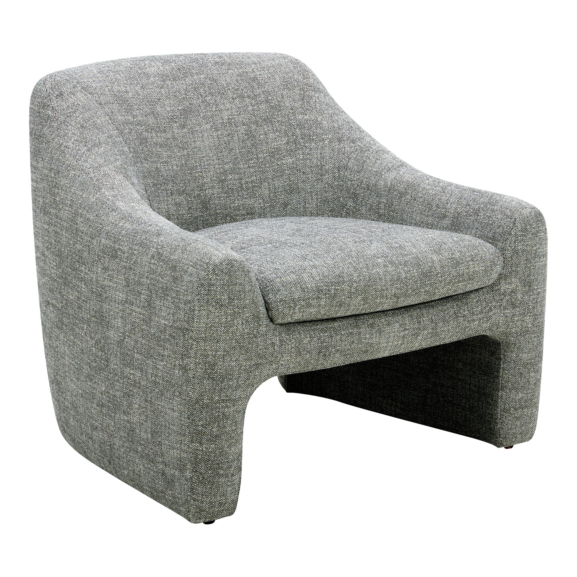 Kenzie Slated Moss Accent Chair - Ornate Home