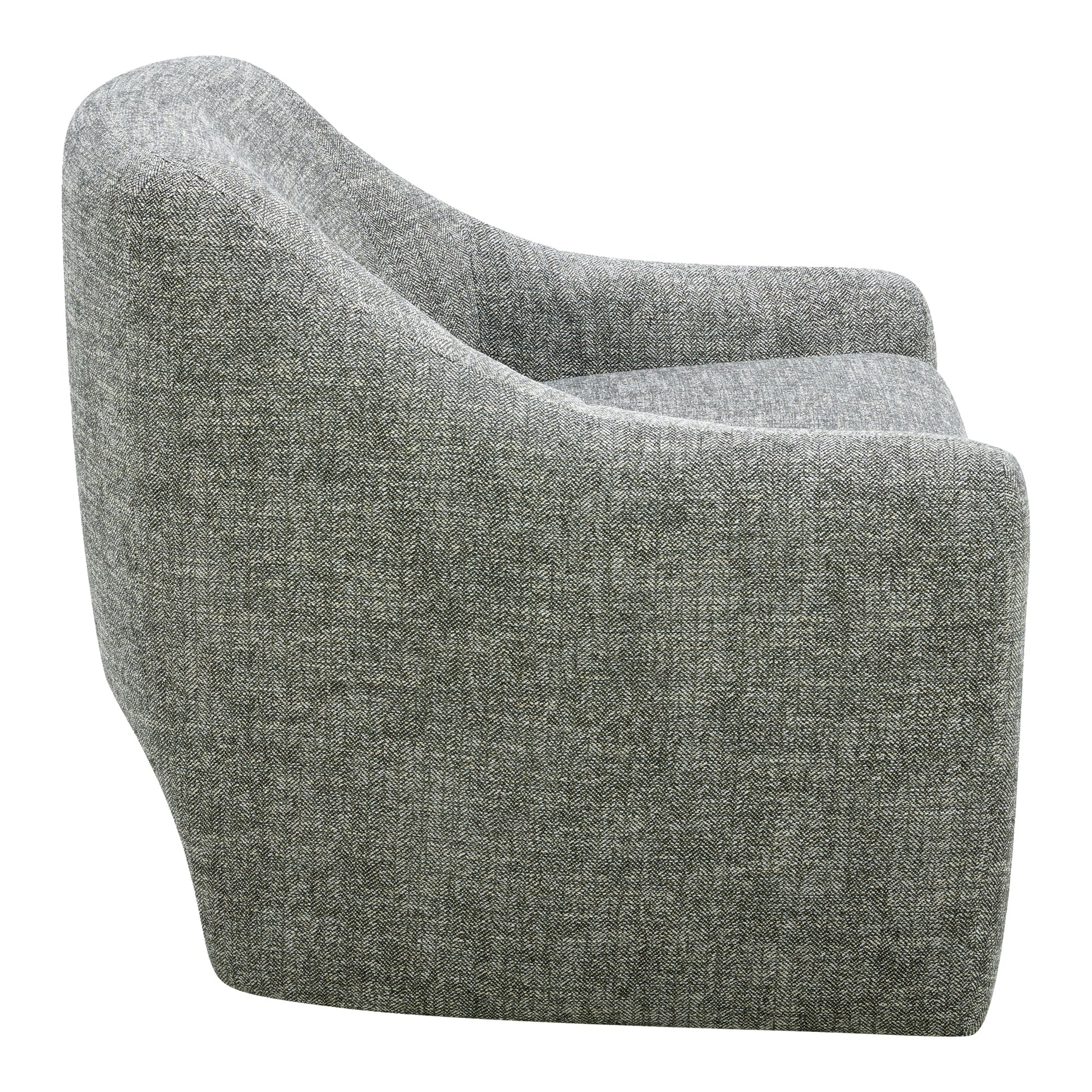 Kenzie Slated Moss Accent Chair - Ornate Home