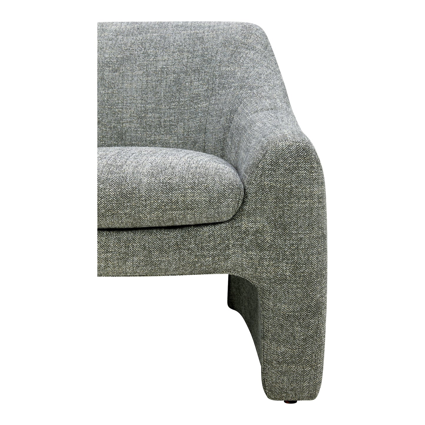 Kenzie Slated Moss Accent Chair - Ornate Home