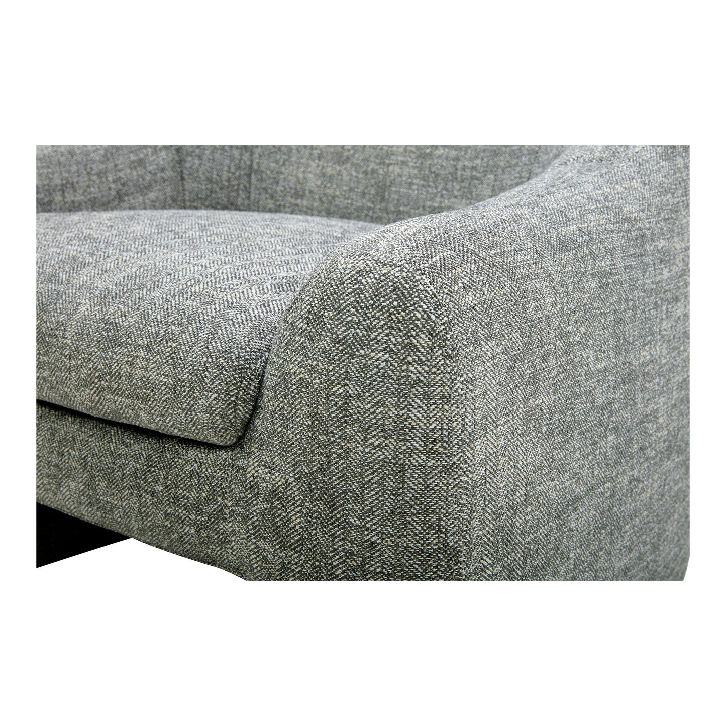 Kenzie Slated Moss Accent Chair - Ornate Home