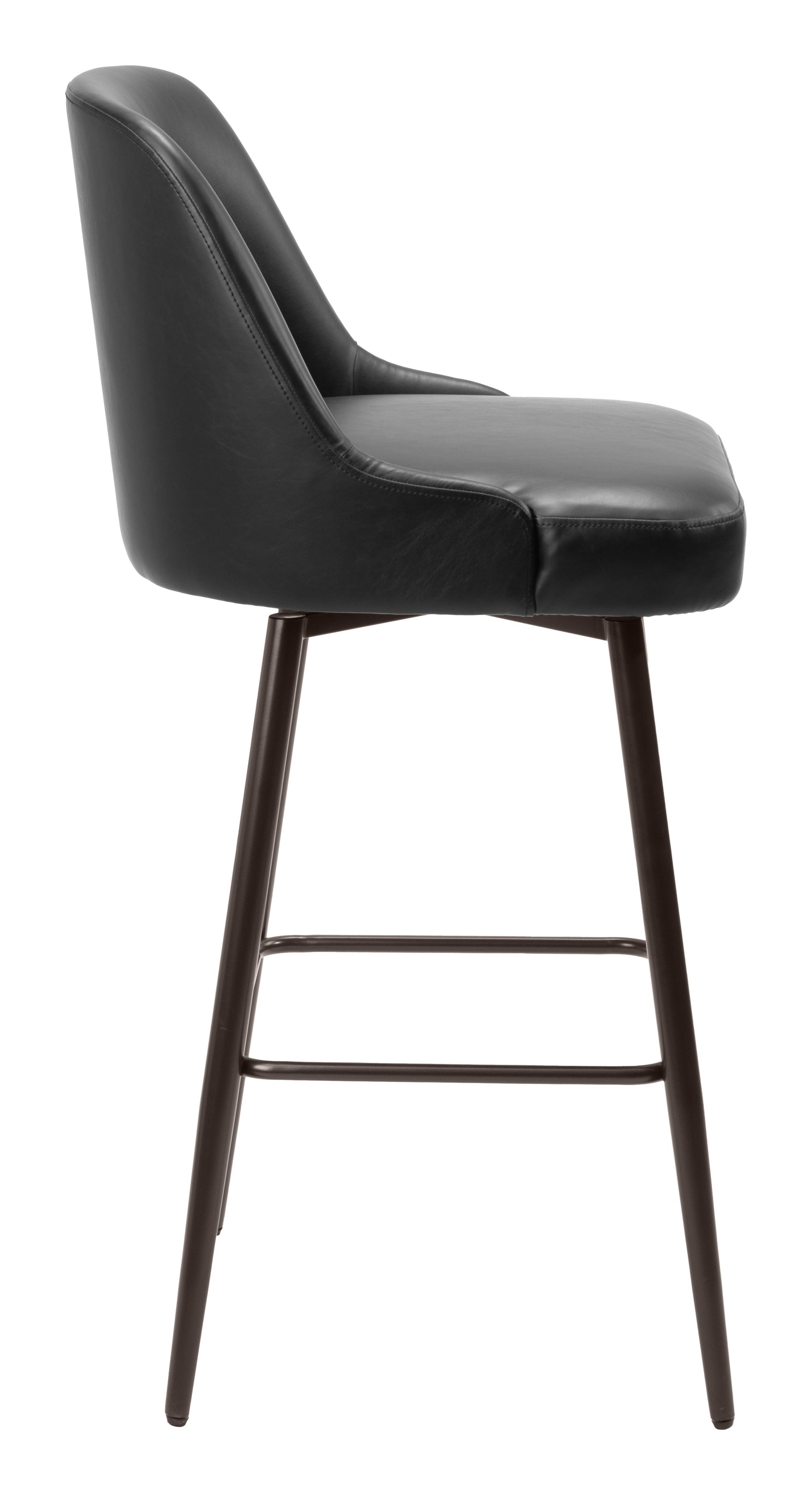 Keppel Black & Bronze Swivel Barstool - Ornate Home