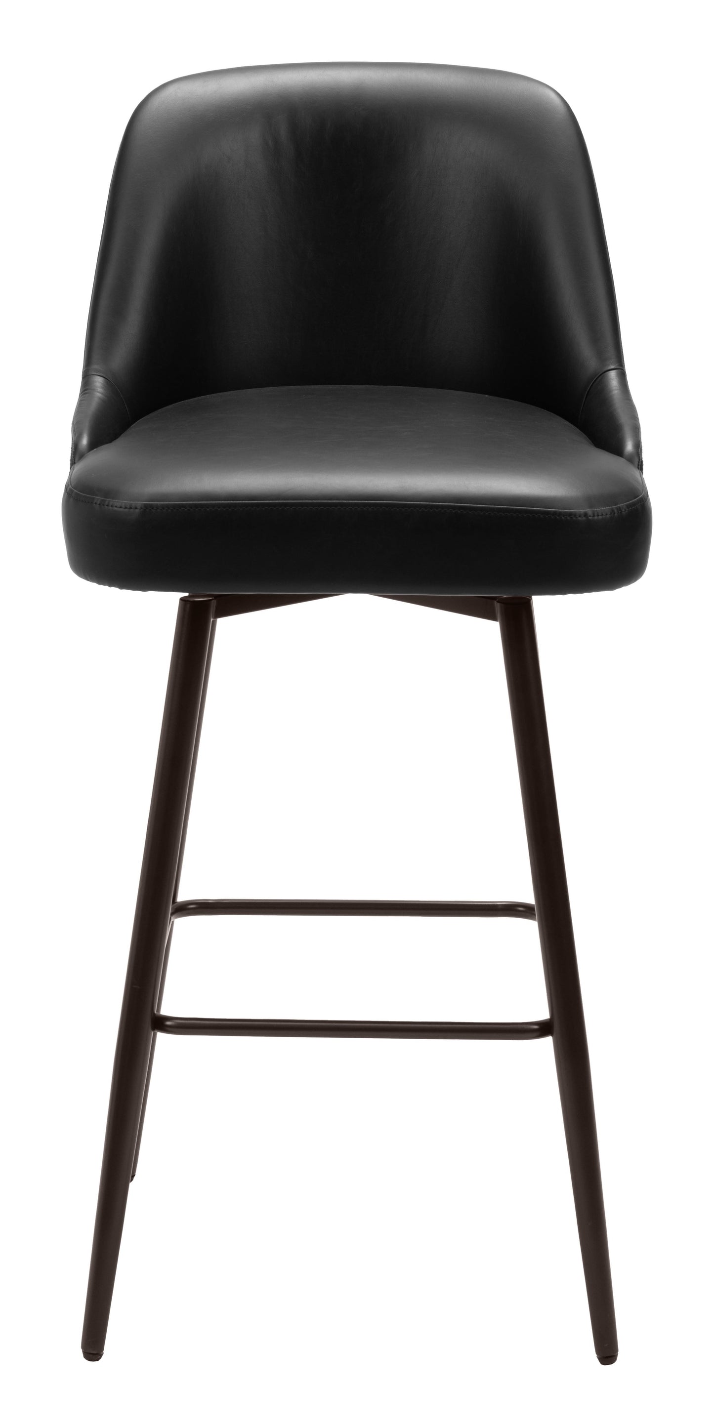 Keppel Black & Bronze Swivel Barstool - Ornate Home