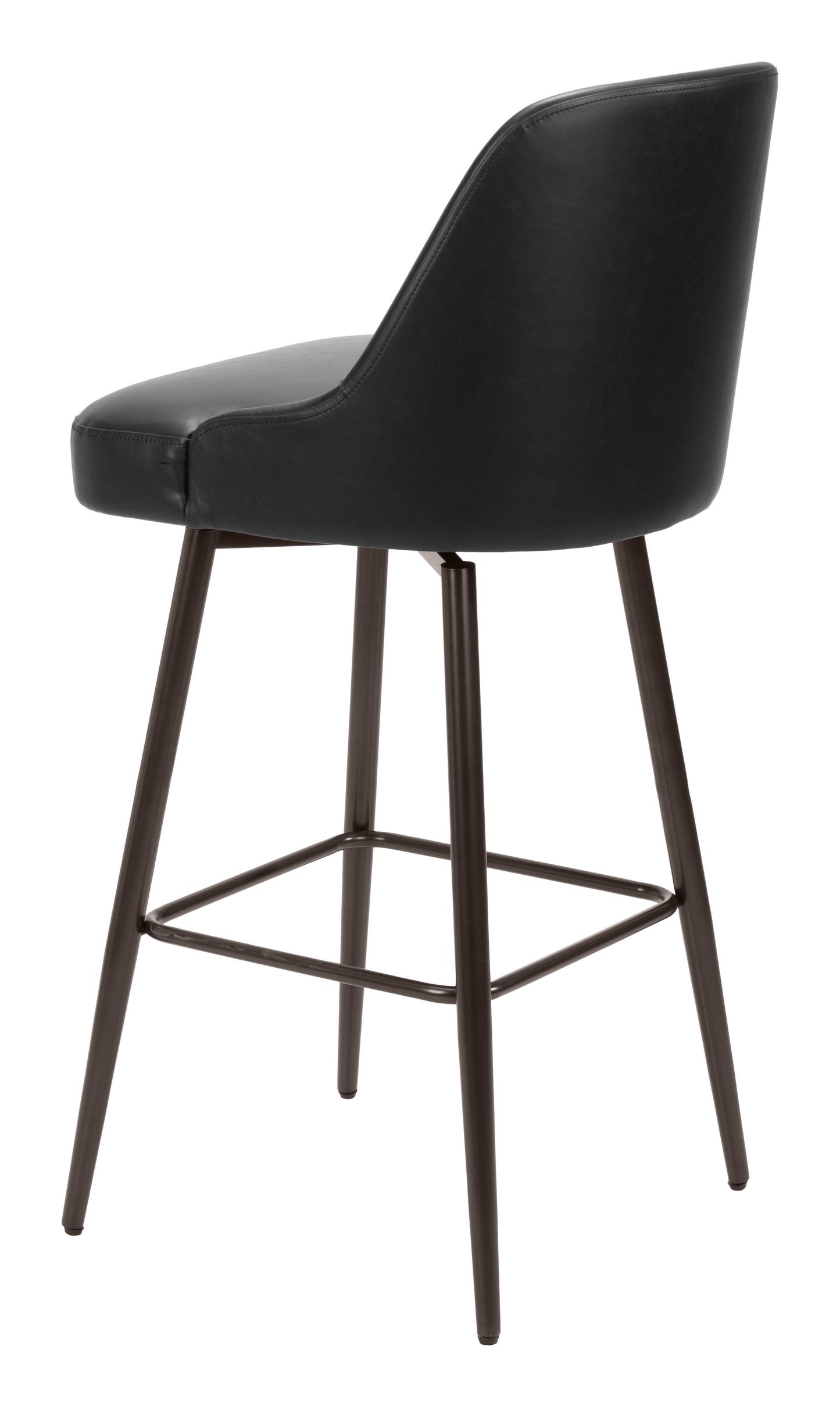 Keppel Black & Bronze Swivel Barstool - Ornate Home