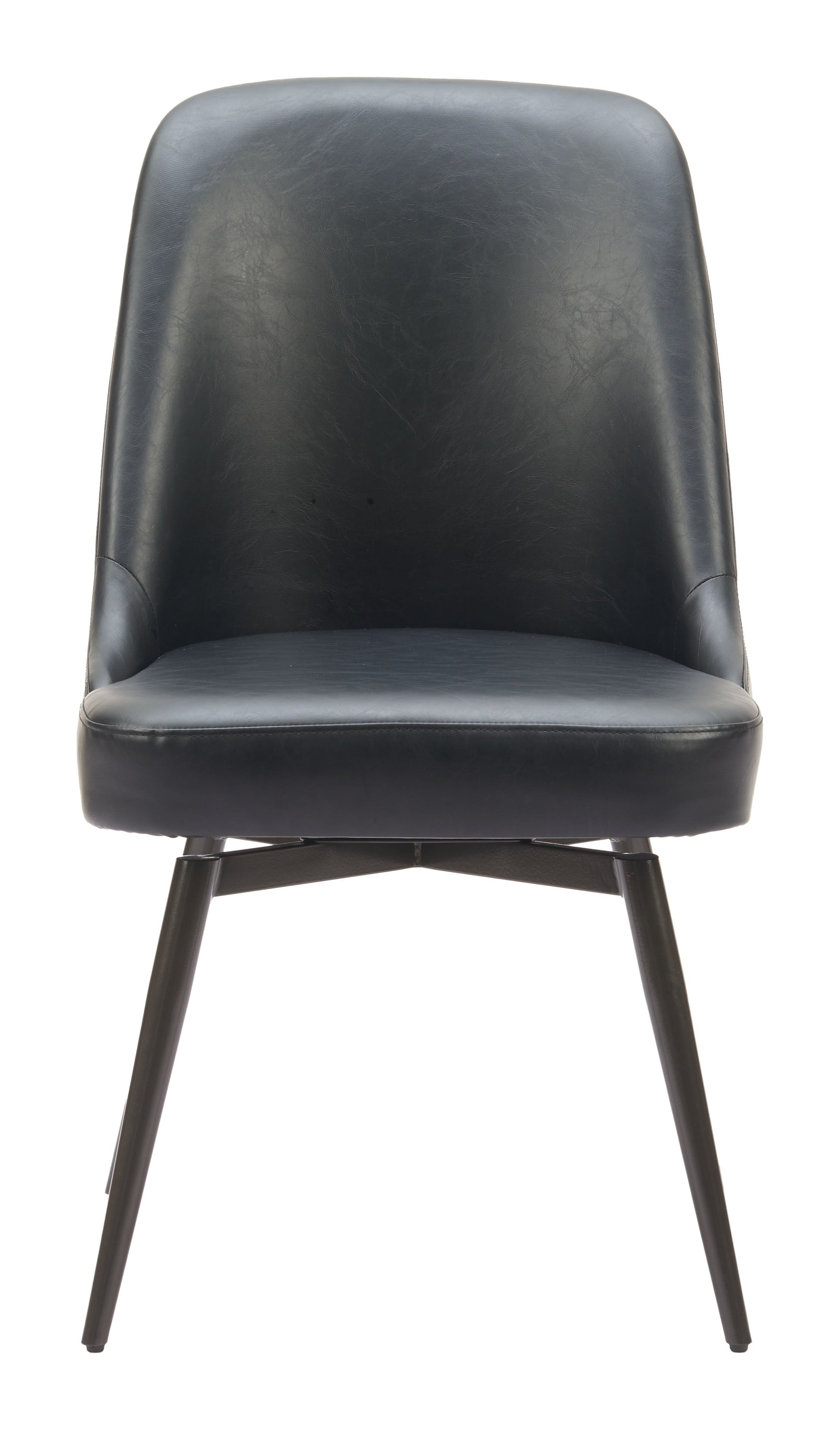 Keppel Black Swivel Dining Chair (Set of 2) - Ornate Home