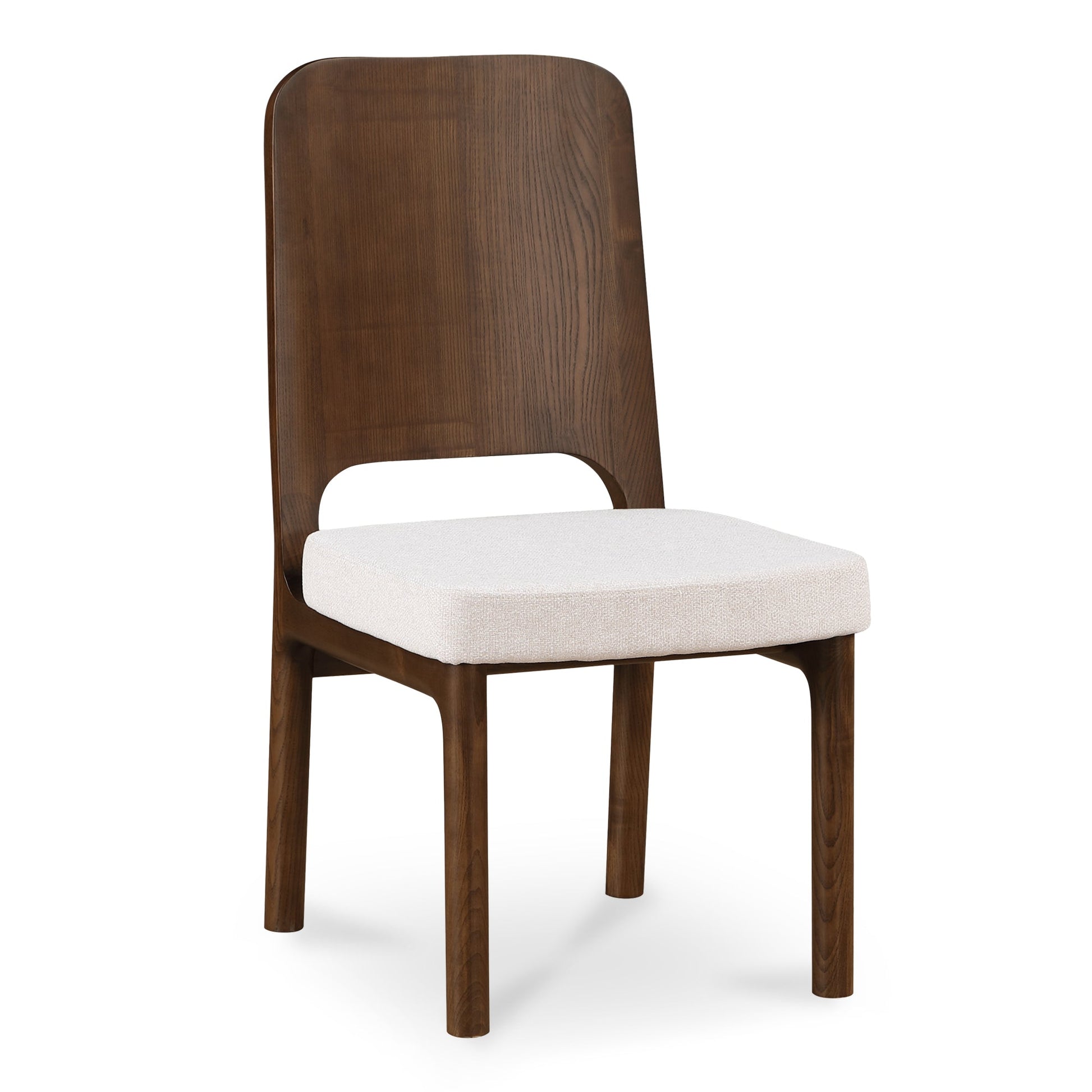 Kerr Ash Beige Dining Chair Walnut Stained (Set of 2) - Ornate Home