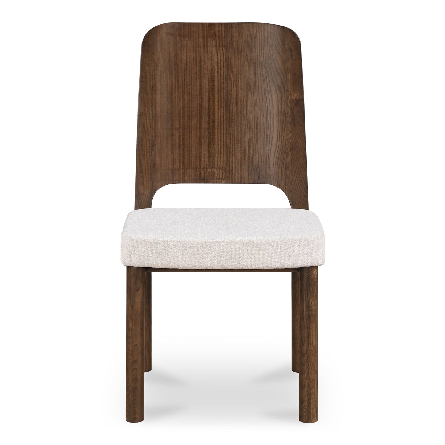 Kerr Ash Beige Dining Chair Walnut Stained (Set of 2) - Ornate Home