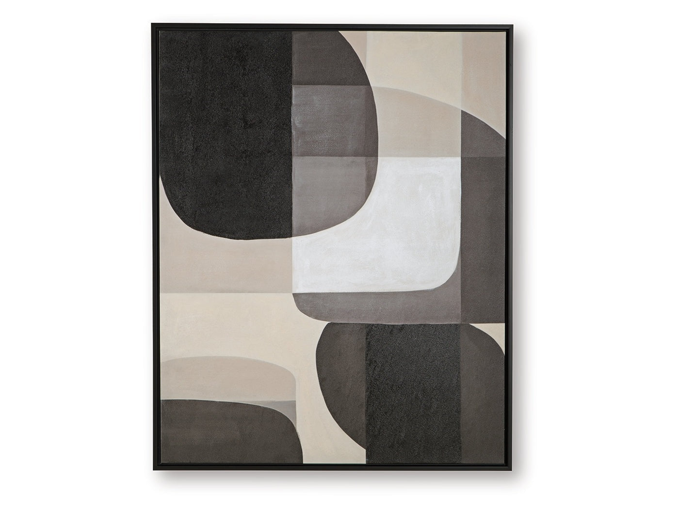 Kesleigh Black/White Wall Art- Viva Furn