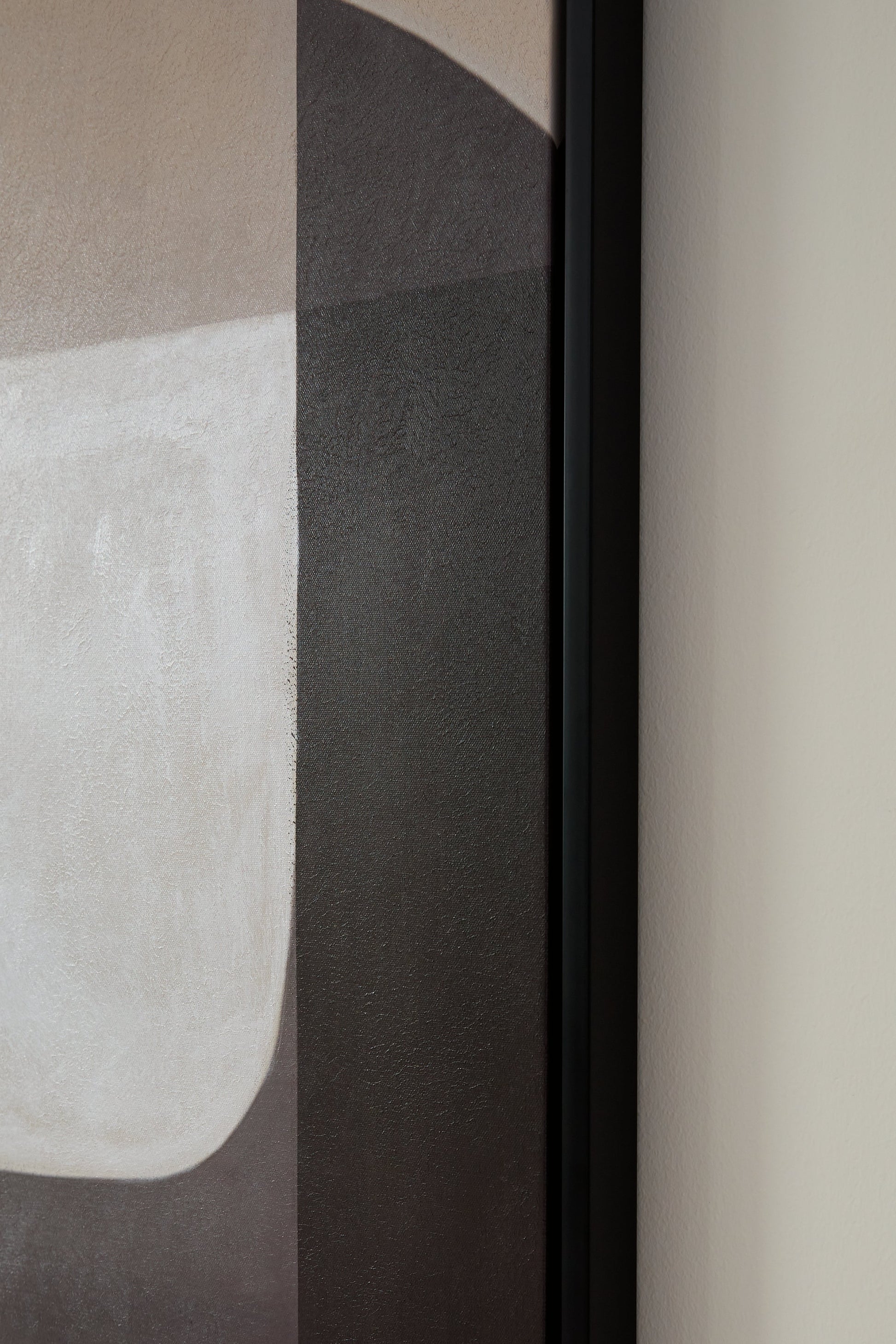 Kesleigh Black/White Wall Art- Viva Furn