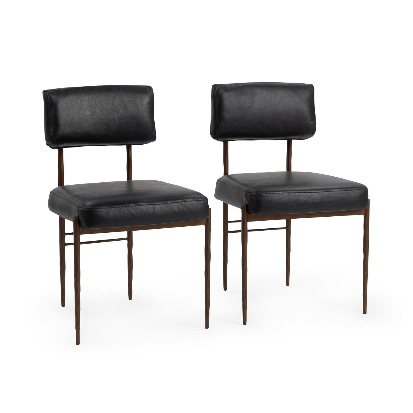 Kester Jet Black Dining Chair (Set of 2) - Ornate Home