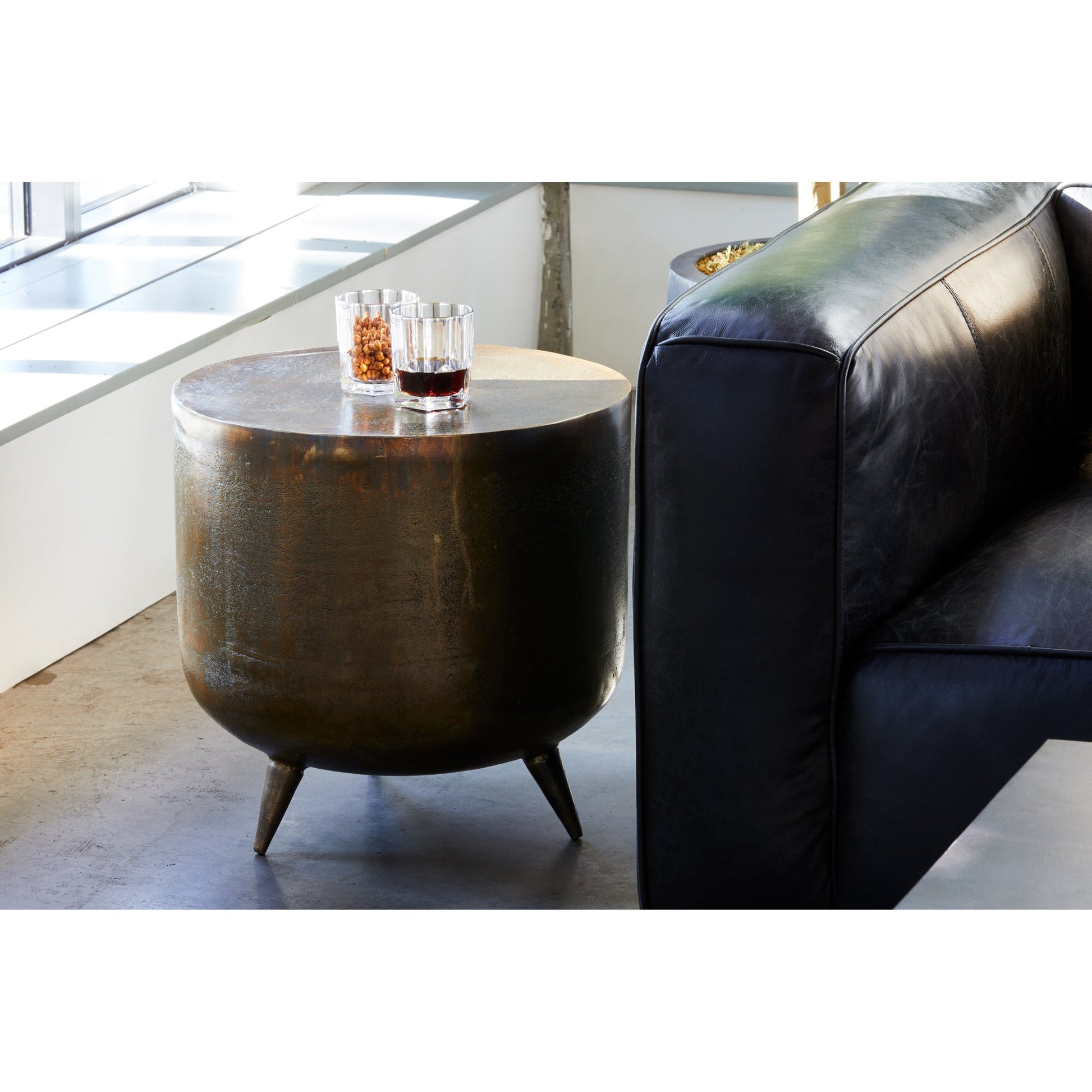 Kettel Brass Accent Table - Ornate Home