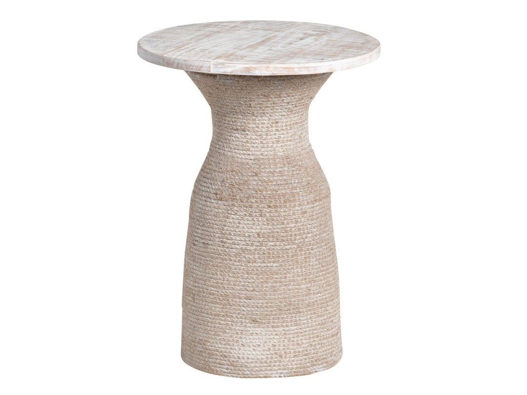 Key Largo Tan/White Accent Table - Ornate Home