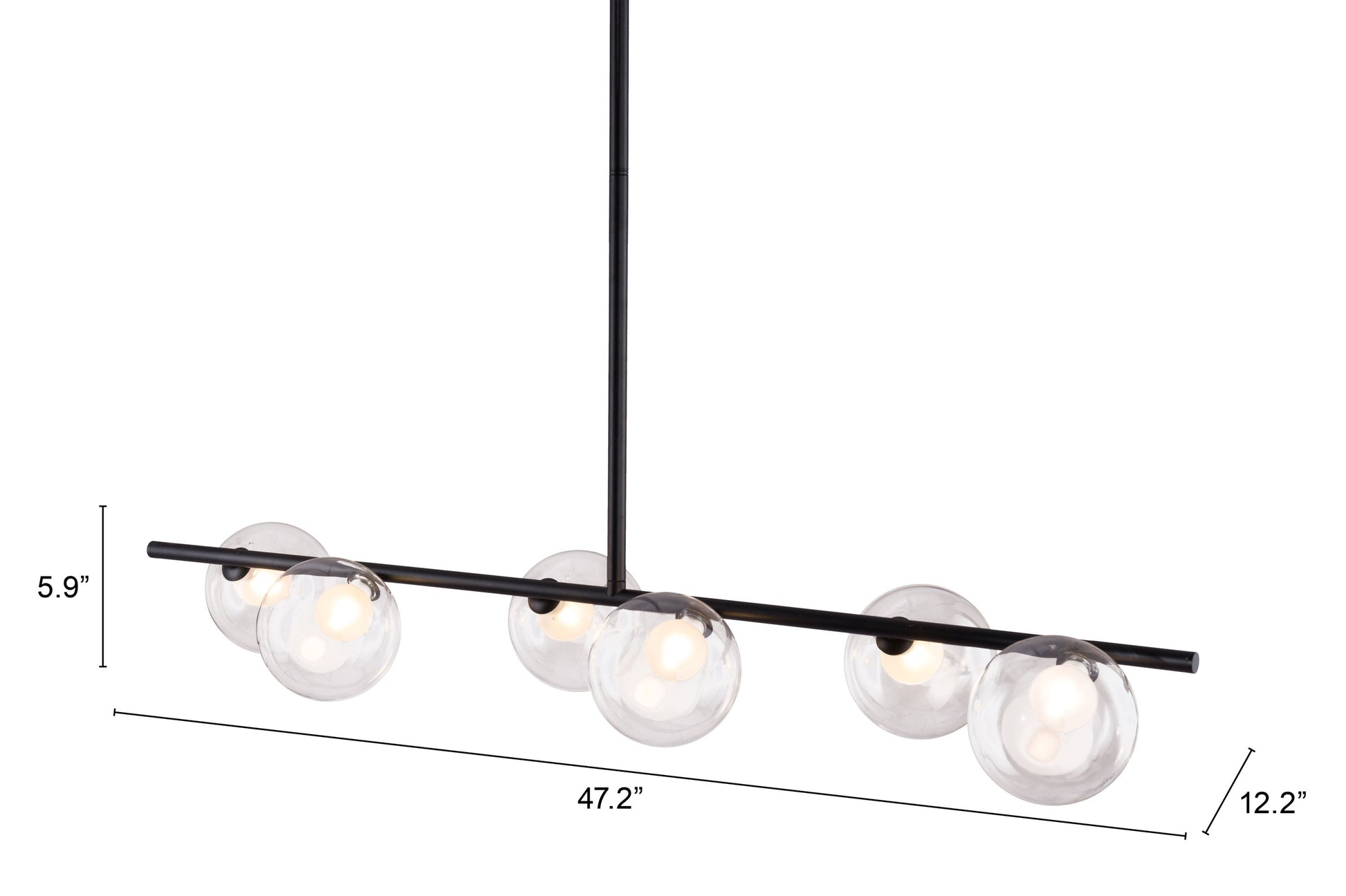 Keyoz Black Ceiling Lamp - Ornate Home