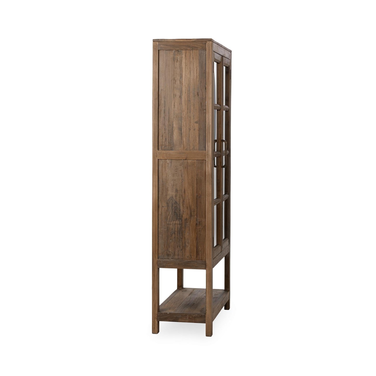 Kharga Natural Tall Display Cabinet - Ornate Home