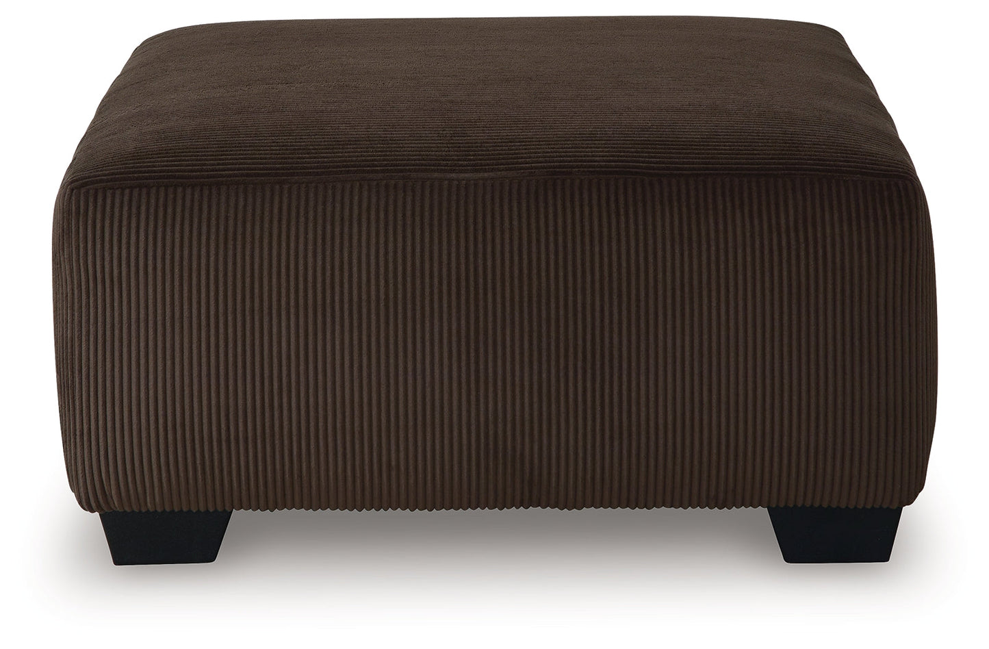 Kimlee Chocolate Oversized Accent Ottoman- Viva Furn