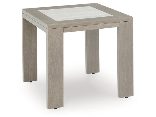 Kimpton Isle Brown Outdoor End Table- Viva Furn