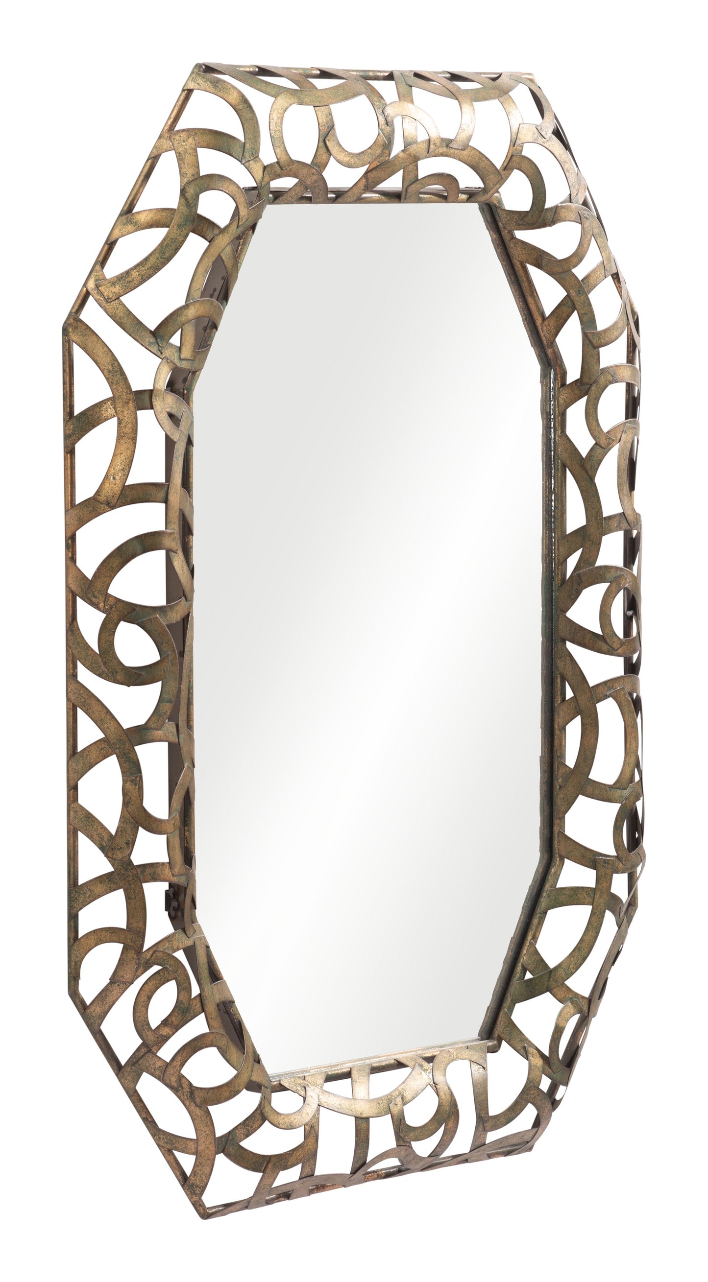 Kin Bronze Mirror - Ornate Home
