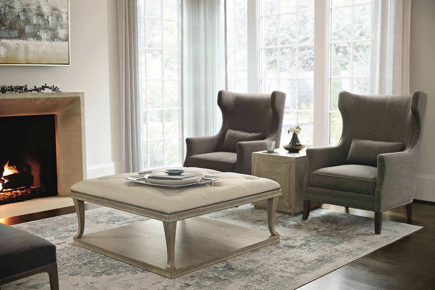 Kingston White/Cream Fabric Chair - Ornate Home
