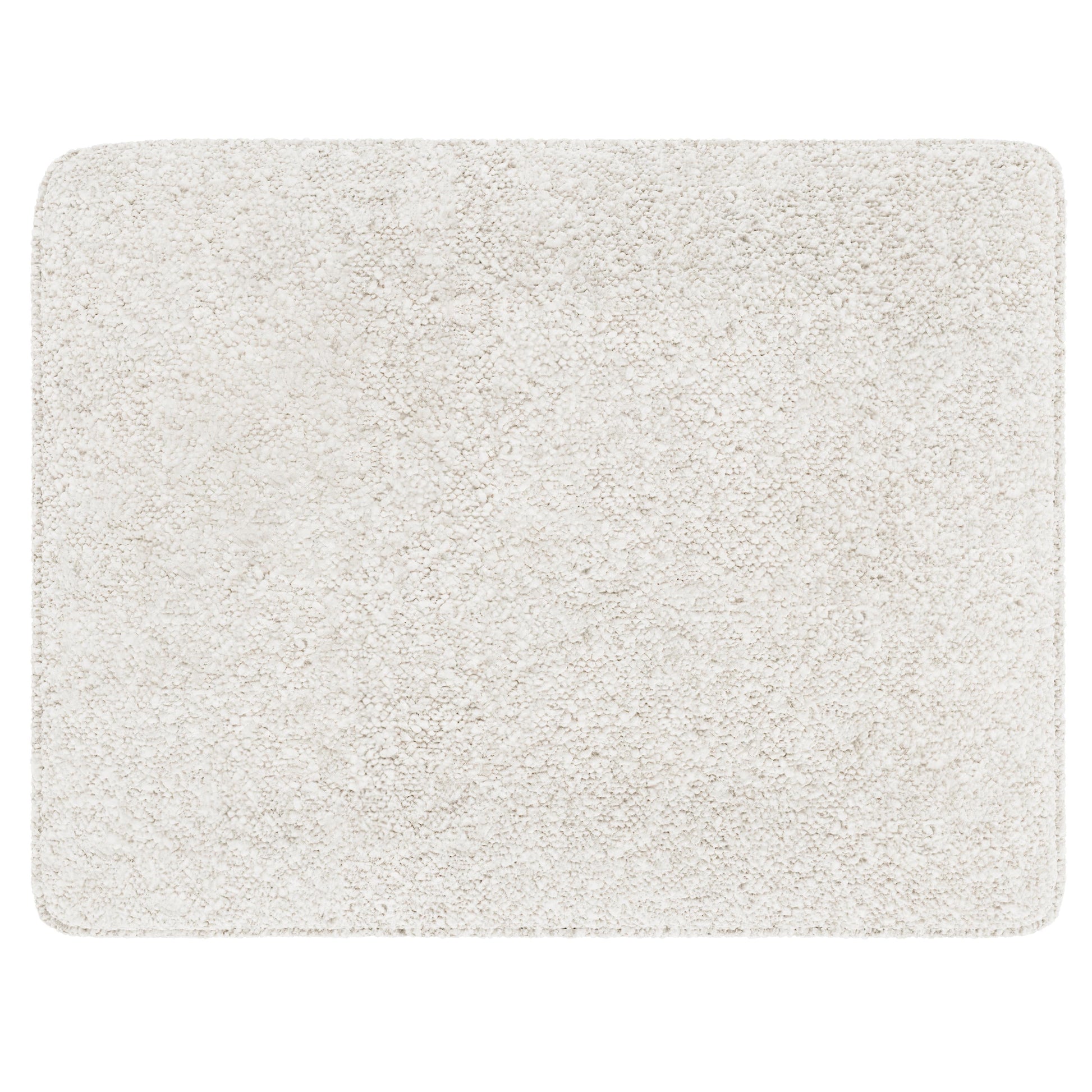 Kingston White/Cream Fabric Ottoman - Ornate Home