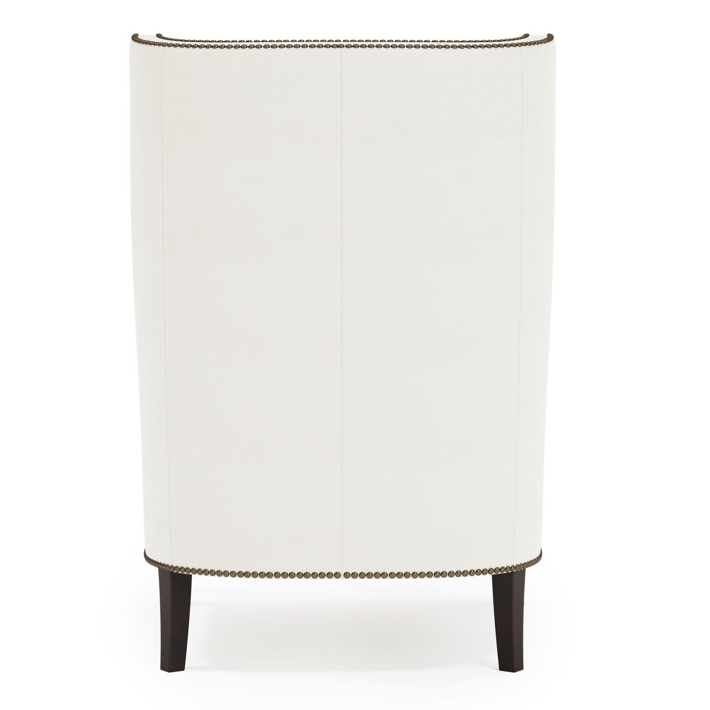 Kingston White/Cream Leather Chair - Ornate Home