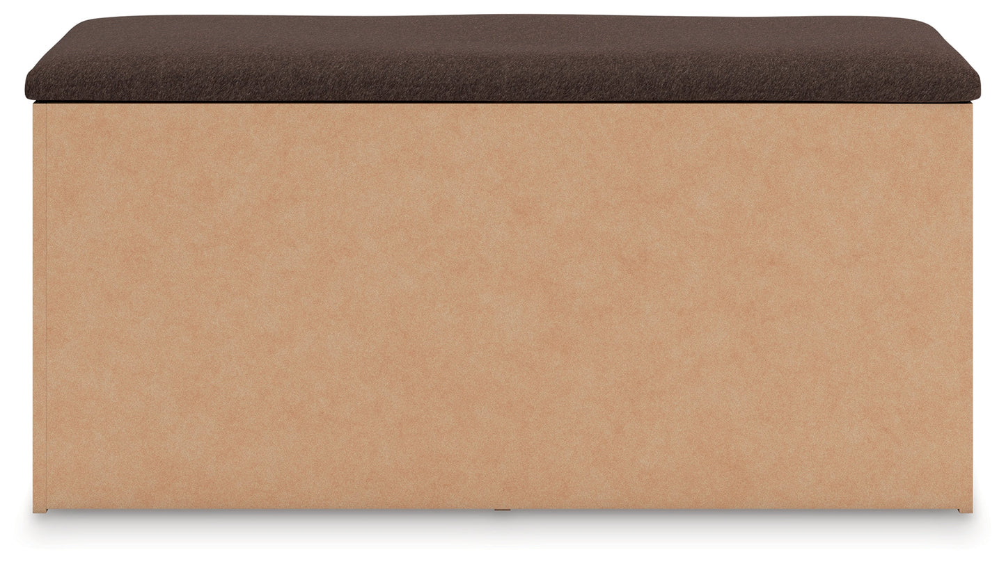 Kinlanni Tan/Brown Bedroom UPH Storage Bench- Viva Furn