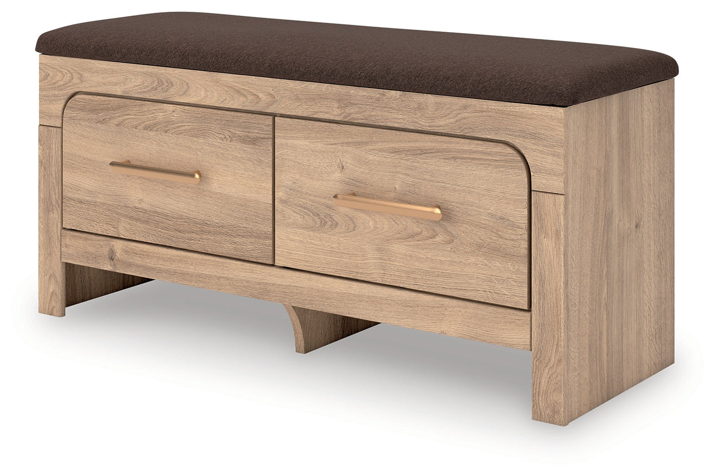 Kinlanni Tan/Brown Bedroom UPH Storage Bench- Viva Furn