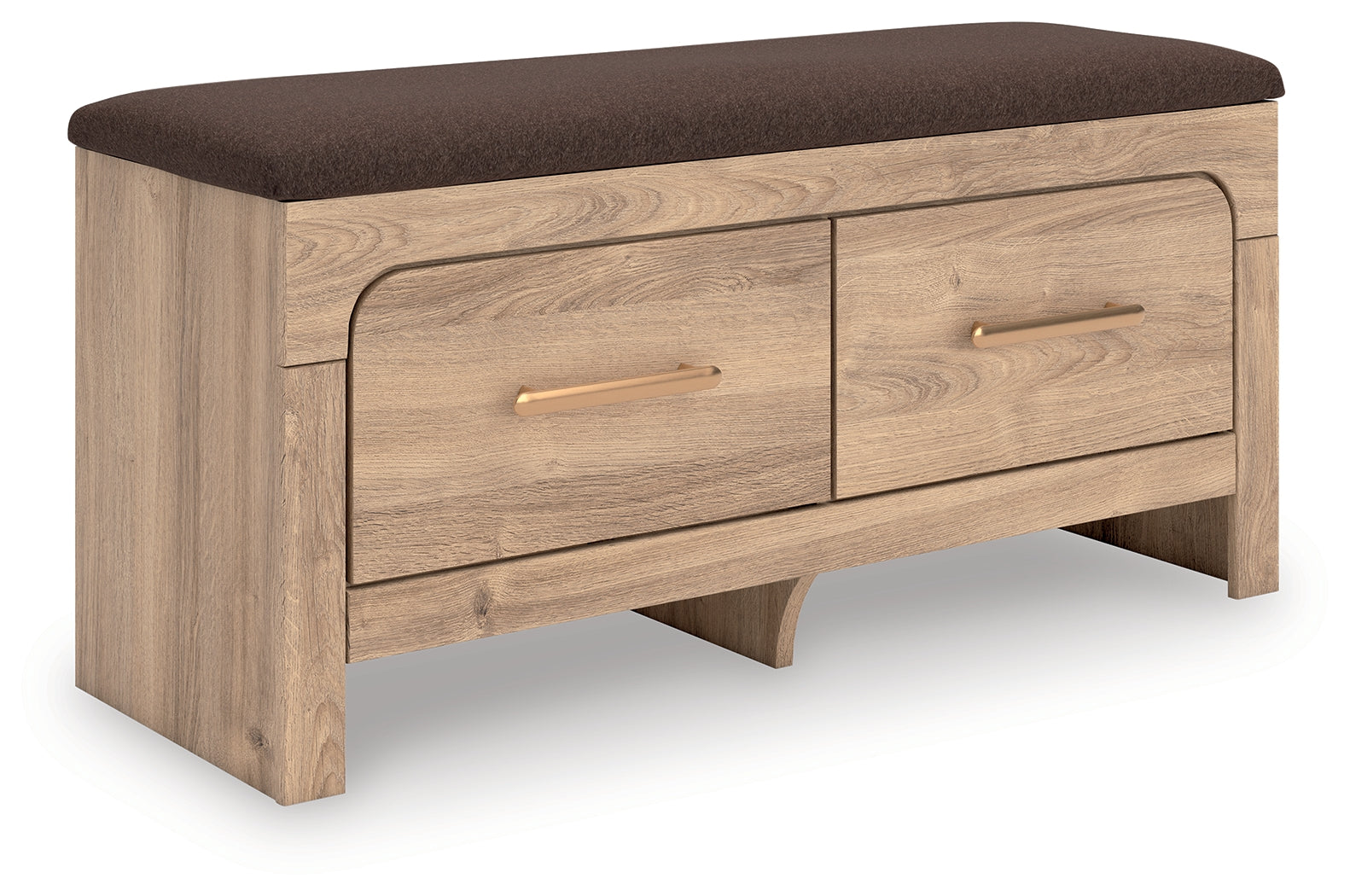 Kinlanni Tan/Brown Bedroom UPH Storage Bench- Viva Furn