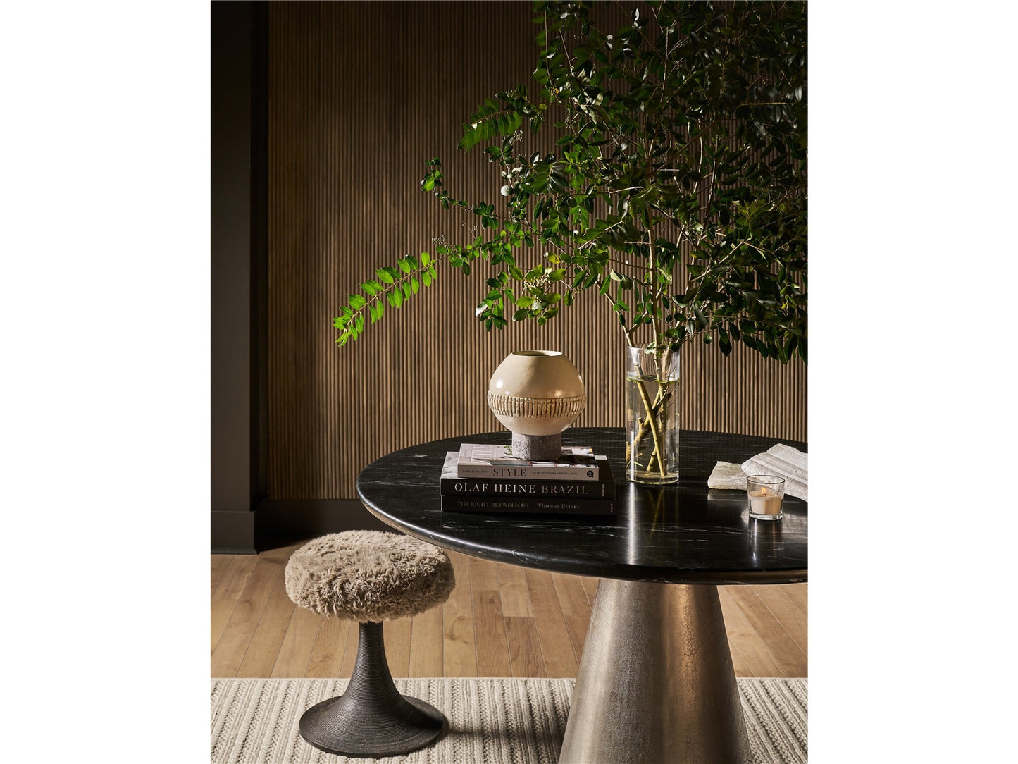Kira Yakety Yak Granite/Bronze Stool - Ornate Home