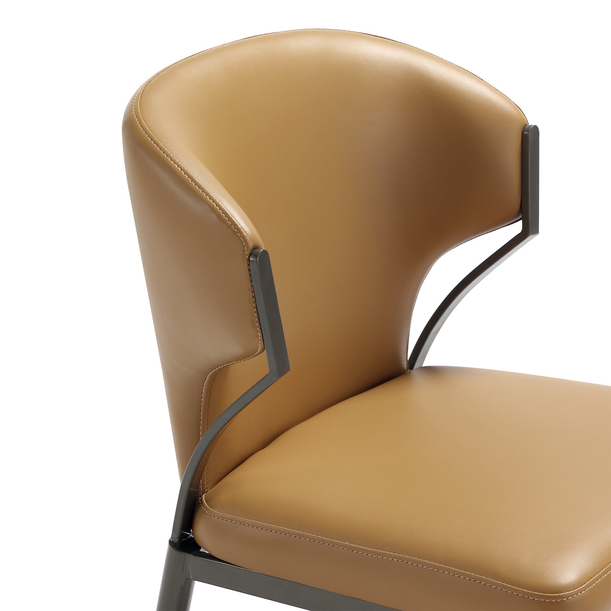 Kirsten Dining Chair in Camel (set of 4) - Ornate Home