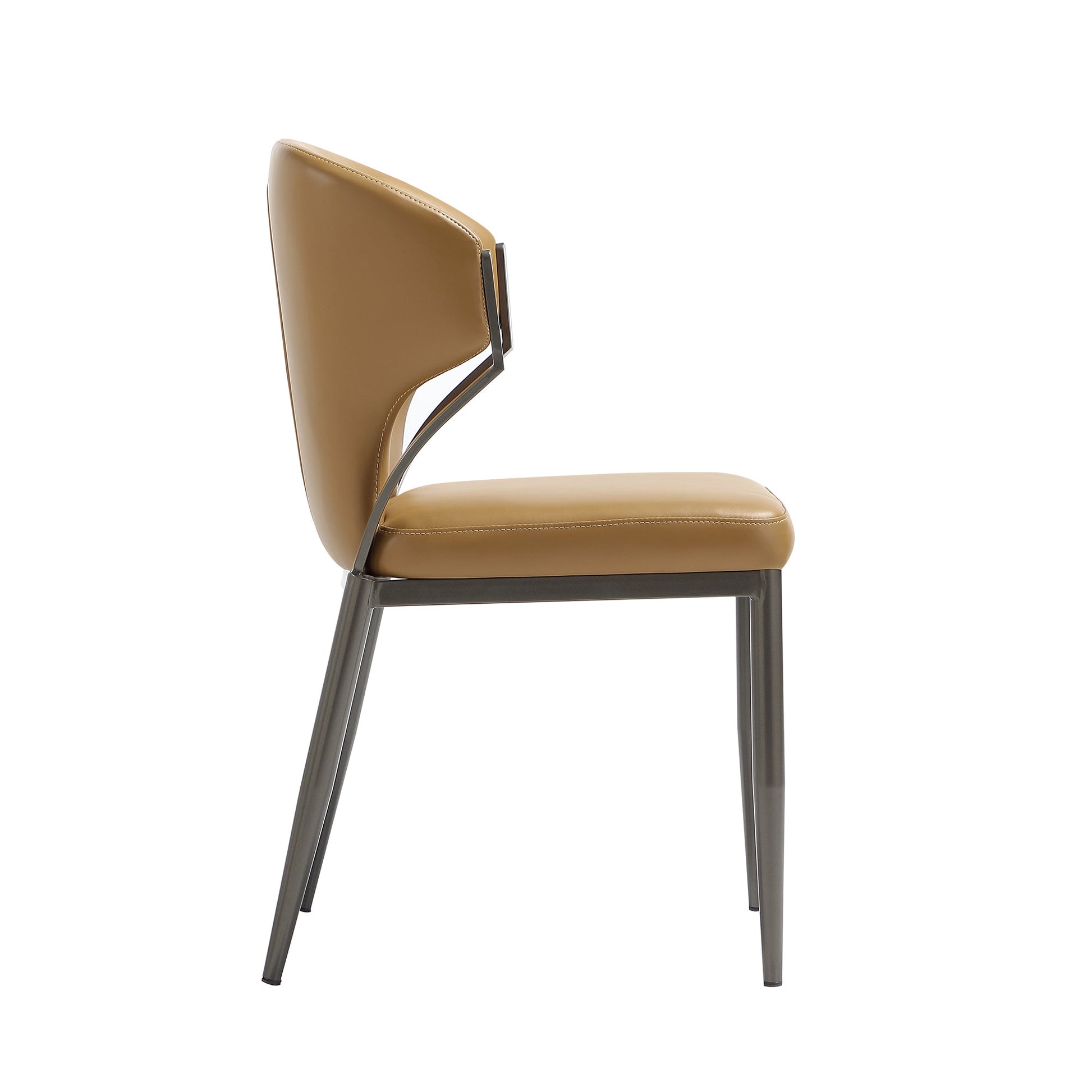 Kirsten Dining Chair in Camel (set of 4) - Ornate Home