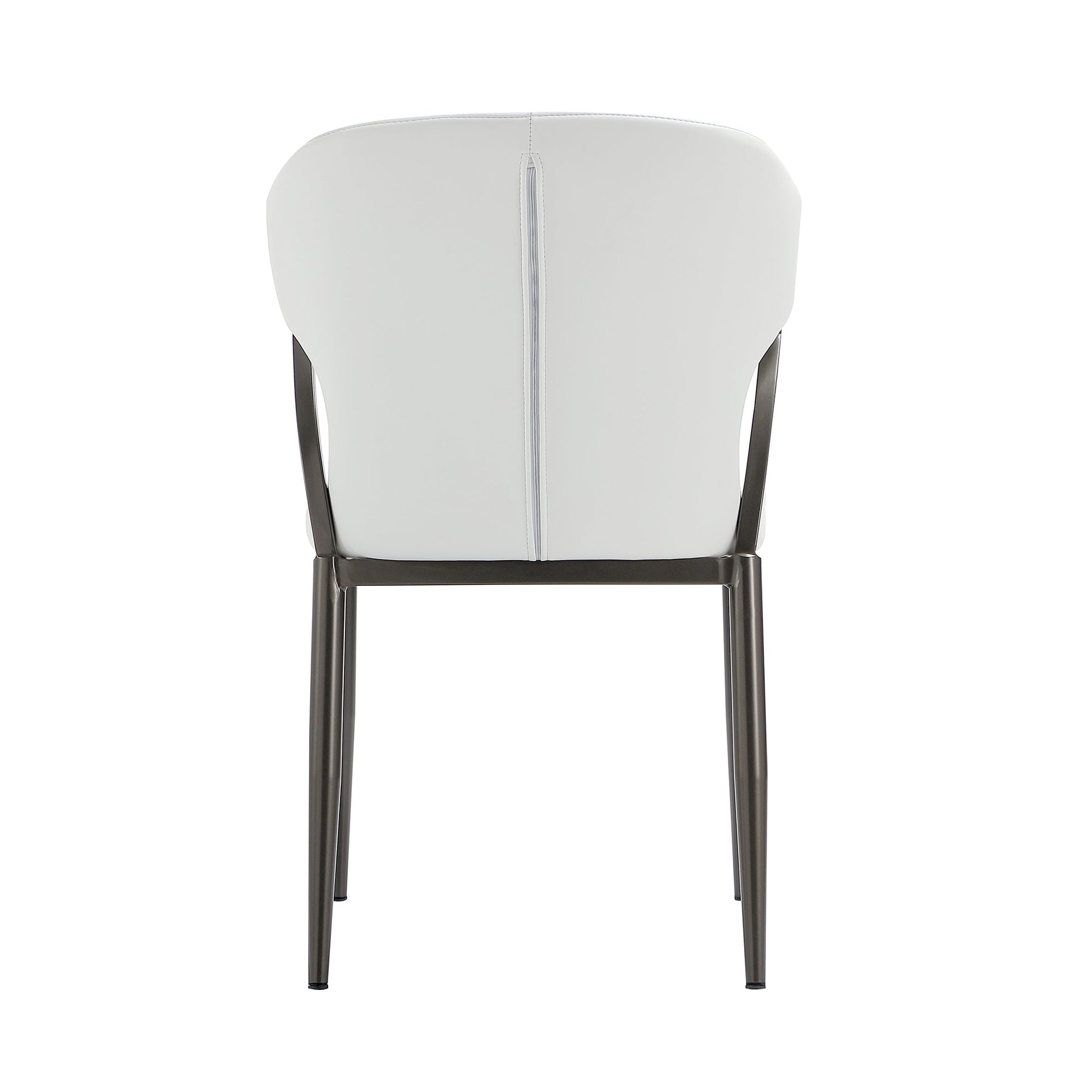 Kirsten Dining Chair in White (set of 2) - Ornate Home